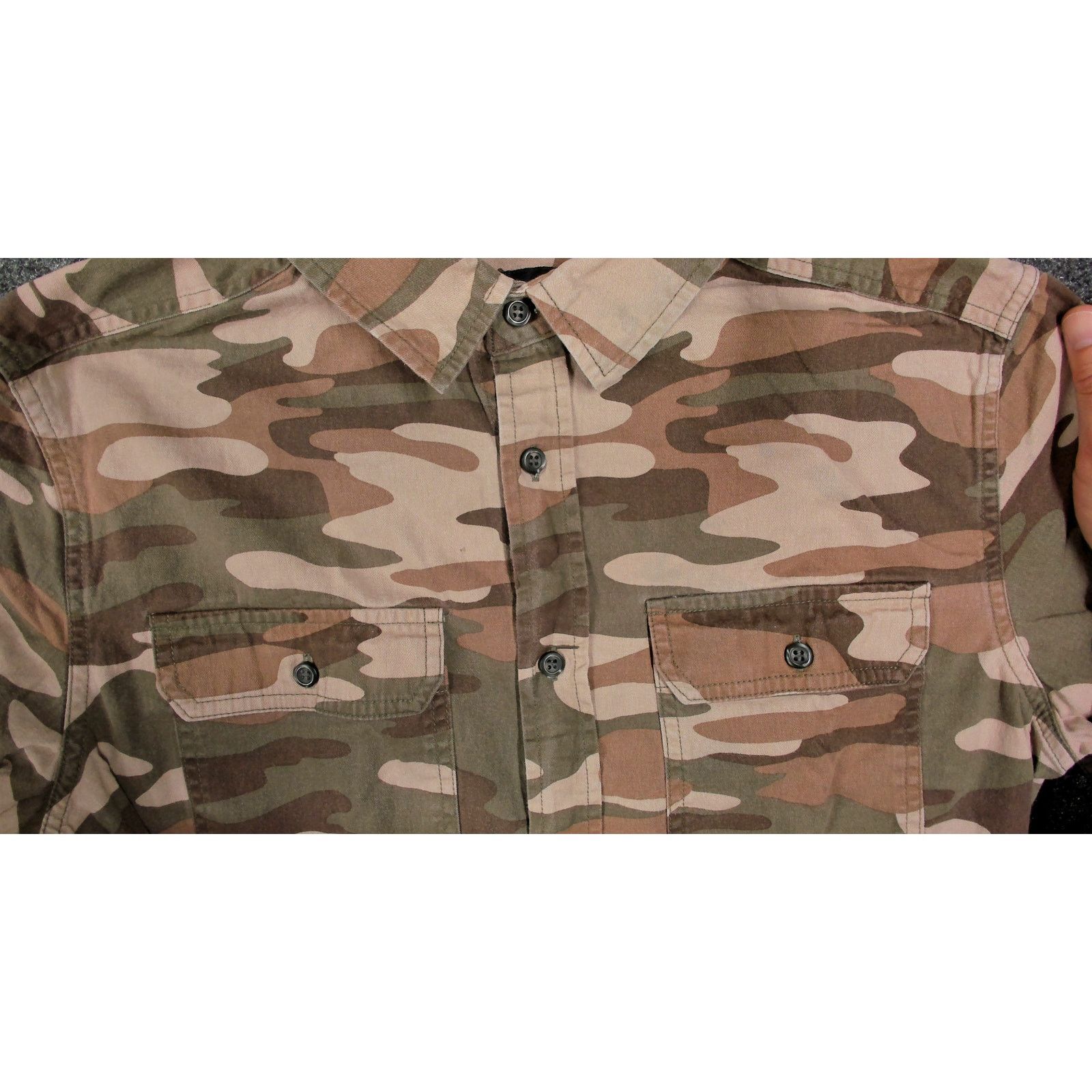 Lee Lee Vintage Y2K Faded Desert Camo Boxy Shacket Size XL / US 12-14 / IT 48-50 - 12 Thumbnail