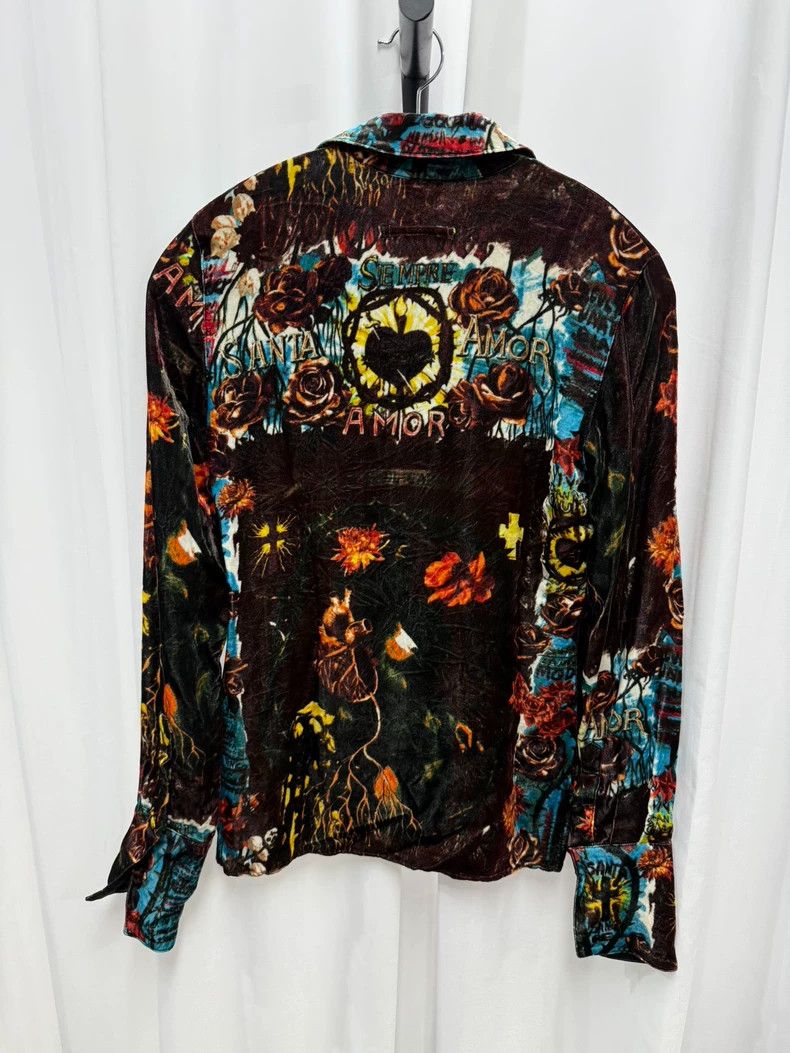 Jean Paul Gaultier Jean paul gaultier Velvet shirt 2504-Nextarrow Size US XXS / EU 40 - 5 Thumbnail