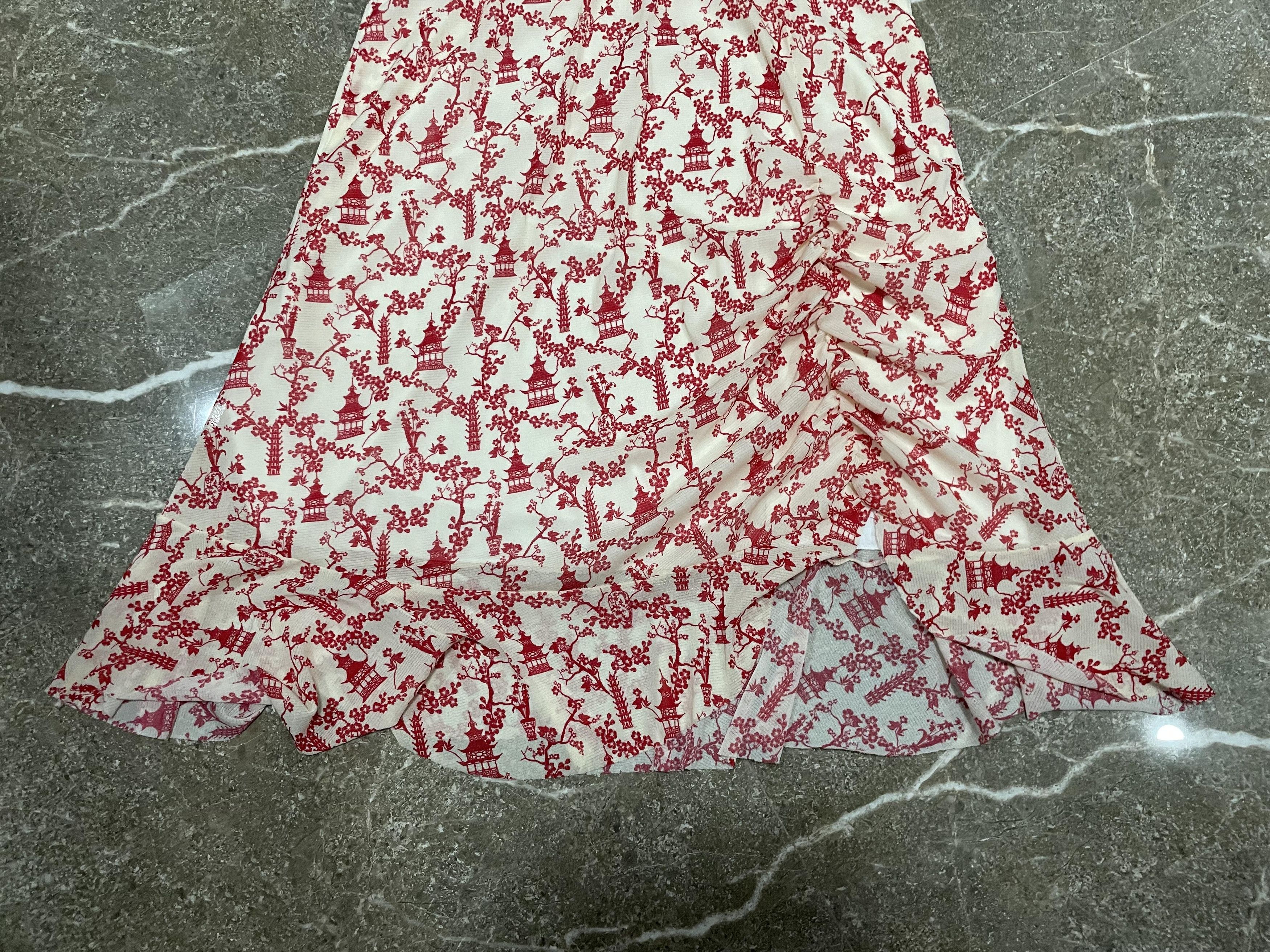 Designer × Vivienne Tam Vivienne Tam Floral Dress Size L / US 10 / IT 46 - 3 Thumbnail
