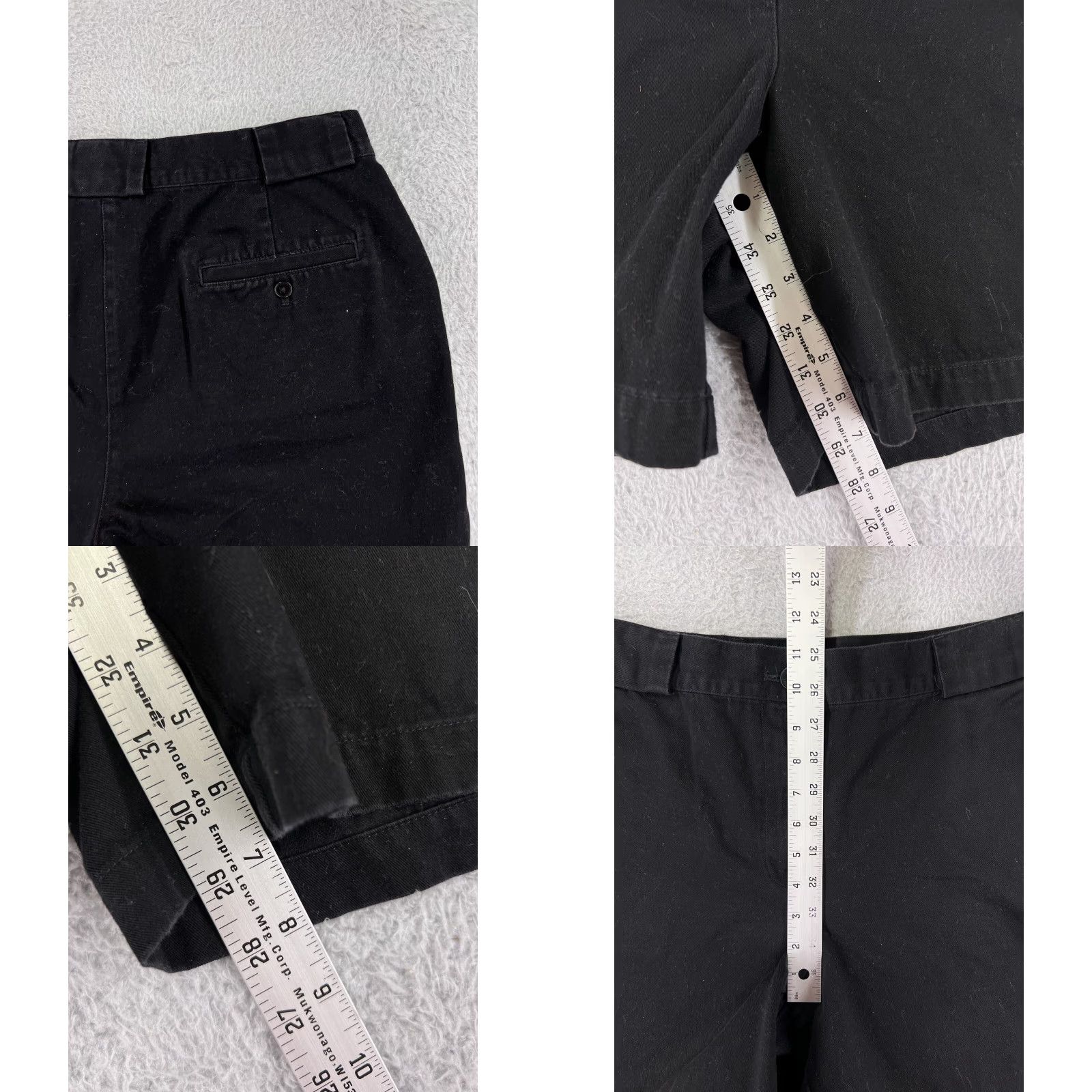 Ralph Lauren Lauren Ralph Lauren Shorts Women 14 Black Golf Twill Pockets 5-Pocket Design Chino Regular Cotton Blend 8 in Inseam Vintage No Size 36" / US 14 / IT 50 - 8 Thumbnail