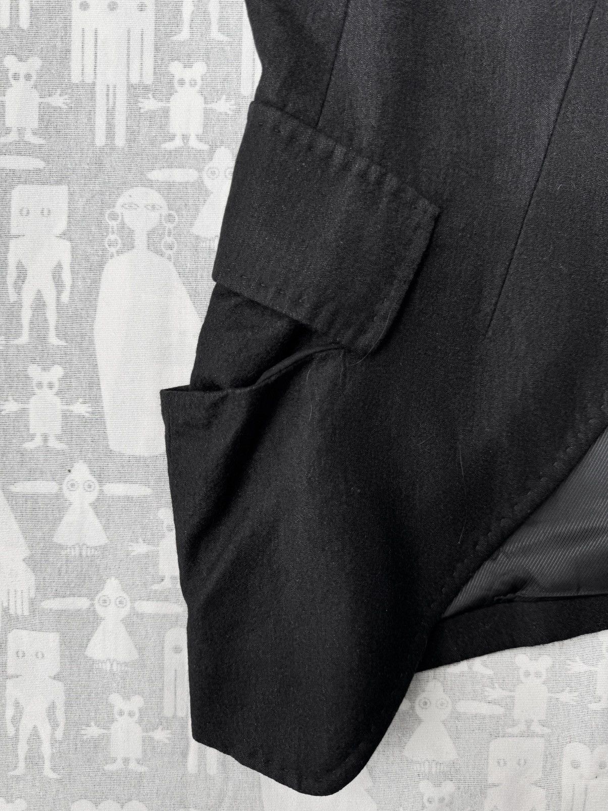Ann Demeulemeester Ann Demeulemeester AW06 Asymmetrical Cropped Blazer Size US XS / EU 42 / 0 - 7 Thumbnail