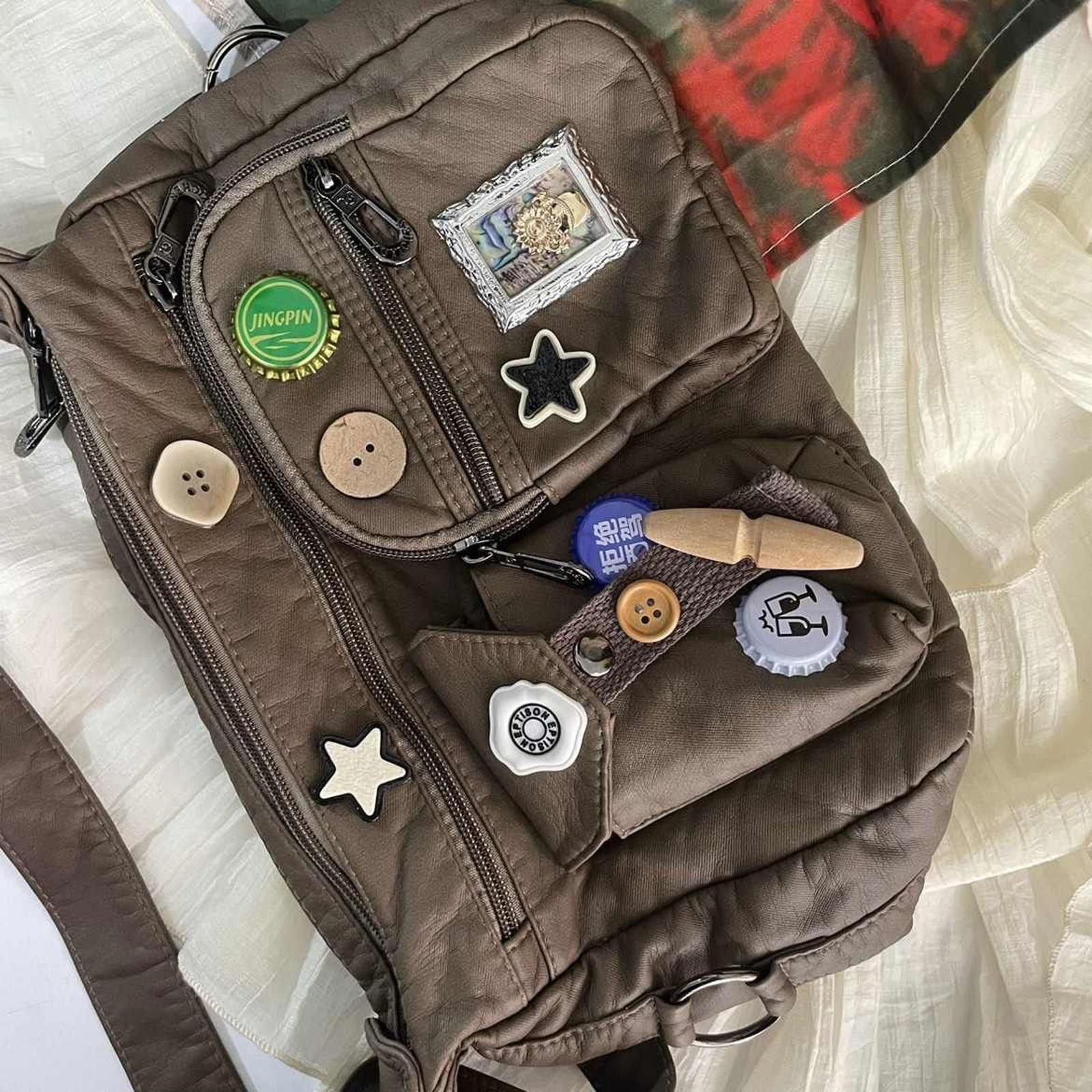 Other Badge Patchwork Crossbody Shoulder Bag Size ONE SIZE - 2 Thumbnail