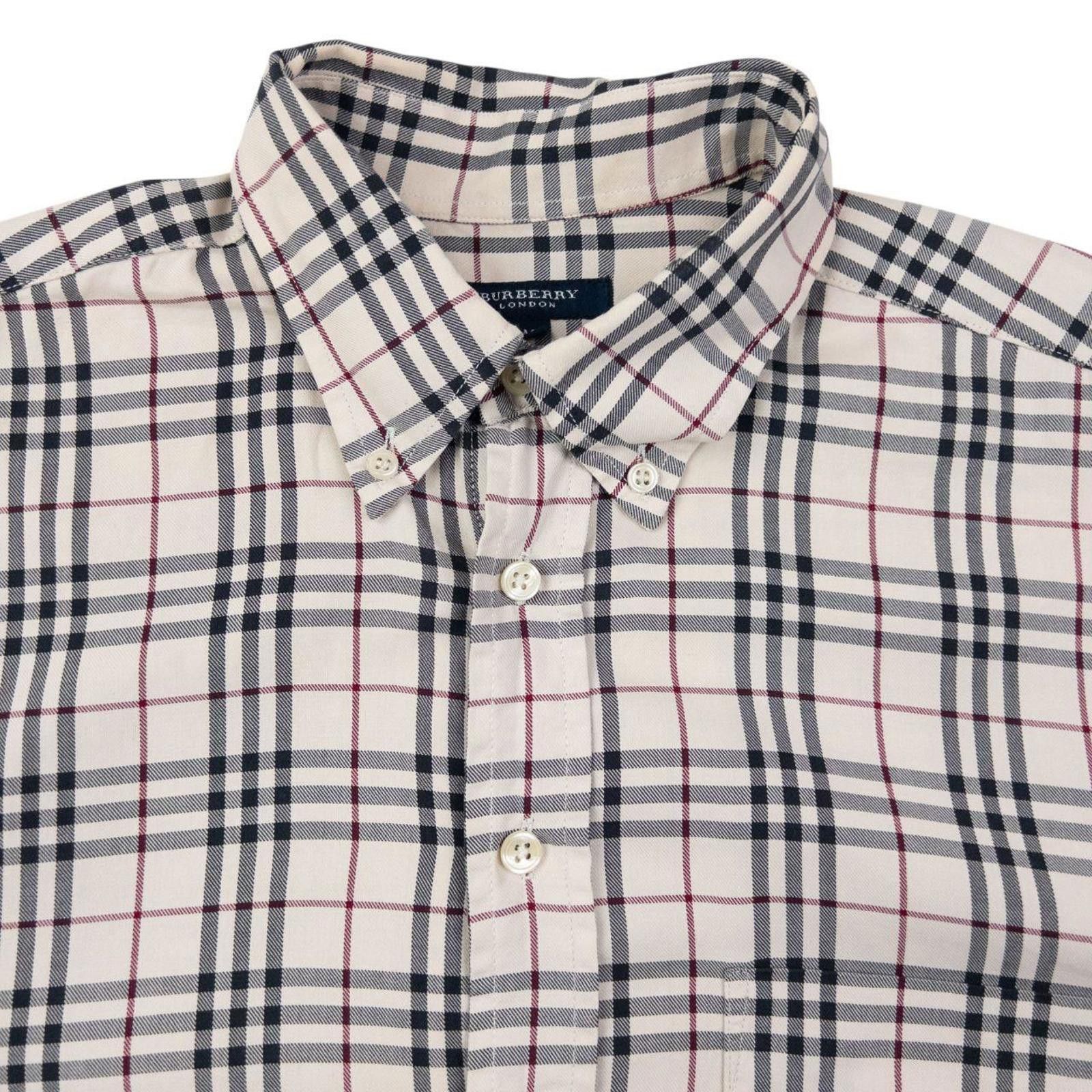 Vintage 2000s Burberry Nova Check Long Sleeve Shirt Size M