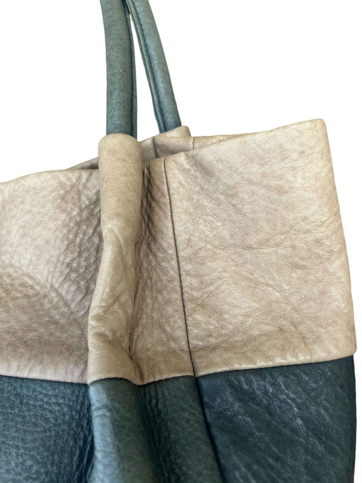 Leather Cledran Japan Faded Patina Leather Mini tote Bag Size ONE SIZE - 8 Thumbnail