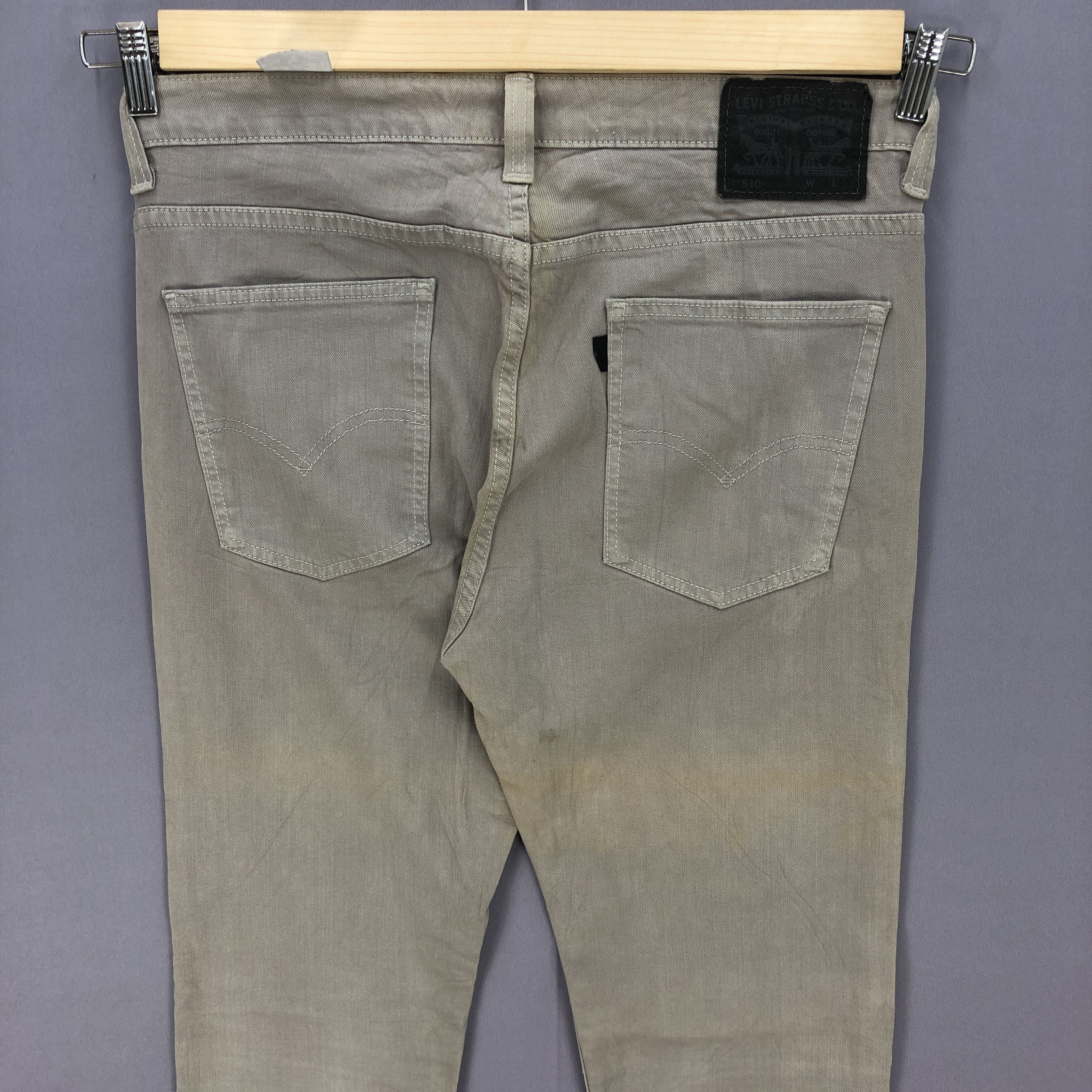 Levi's × Vintage Vintage Levis Slim Tapered Skinny Brown Jeans Levi's Denim Size US 35 - 4 Thumbnail