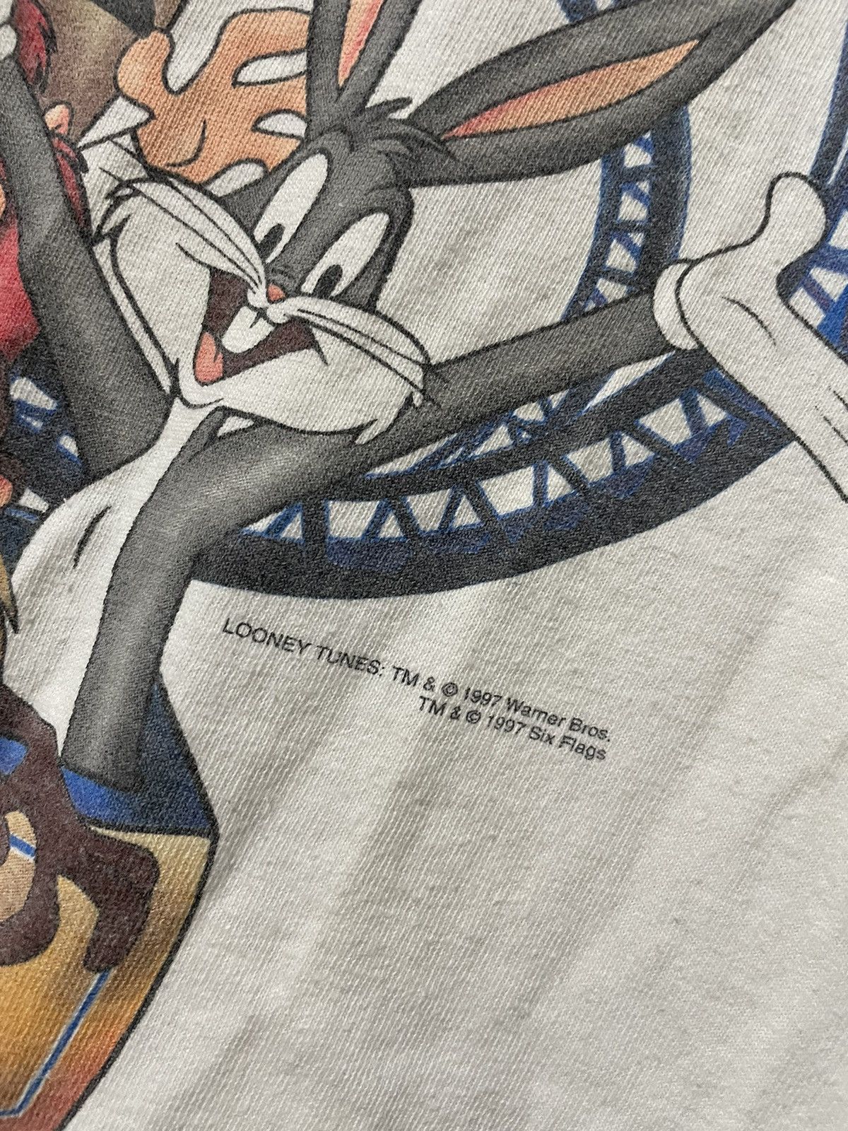 Cartoon Network Vintage 1997 Six Flags Magic Looney Tunes T Shirt Disney Tee Size US S / EU 44-46 / 1 - 6 Thumbnail