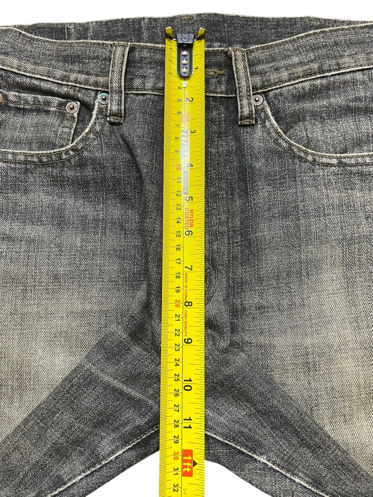 14th Addiction Vintage Japanese Brand Mud Wash Faded Style Jeans Size US 29 - 14 Thumbnail