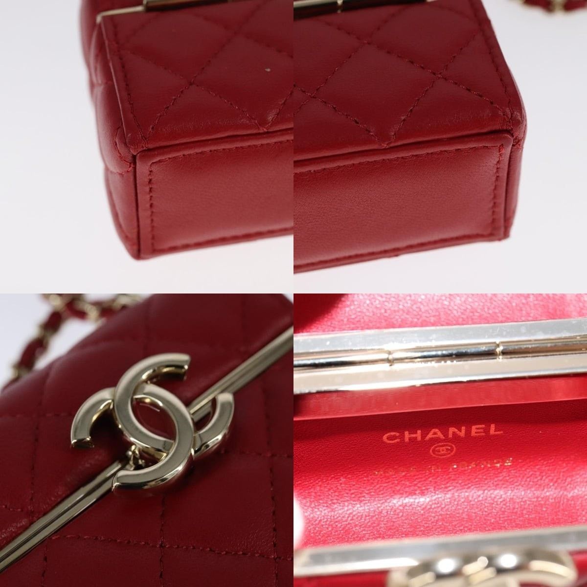 Chanel Chanel Small Box Matelasse Chain Pouch Size ONE SIZE - 6 Thumbnail