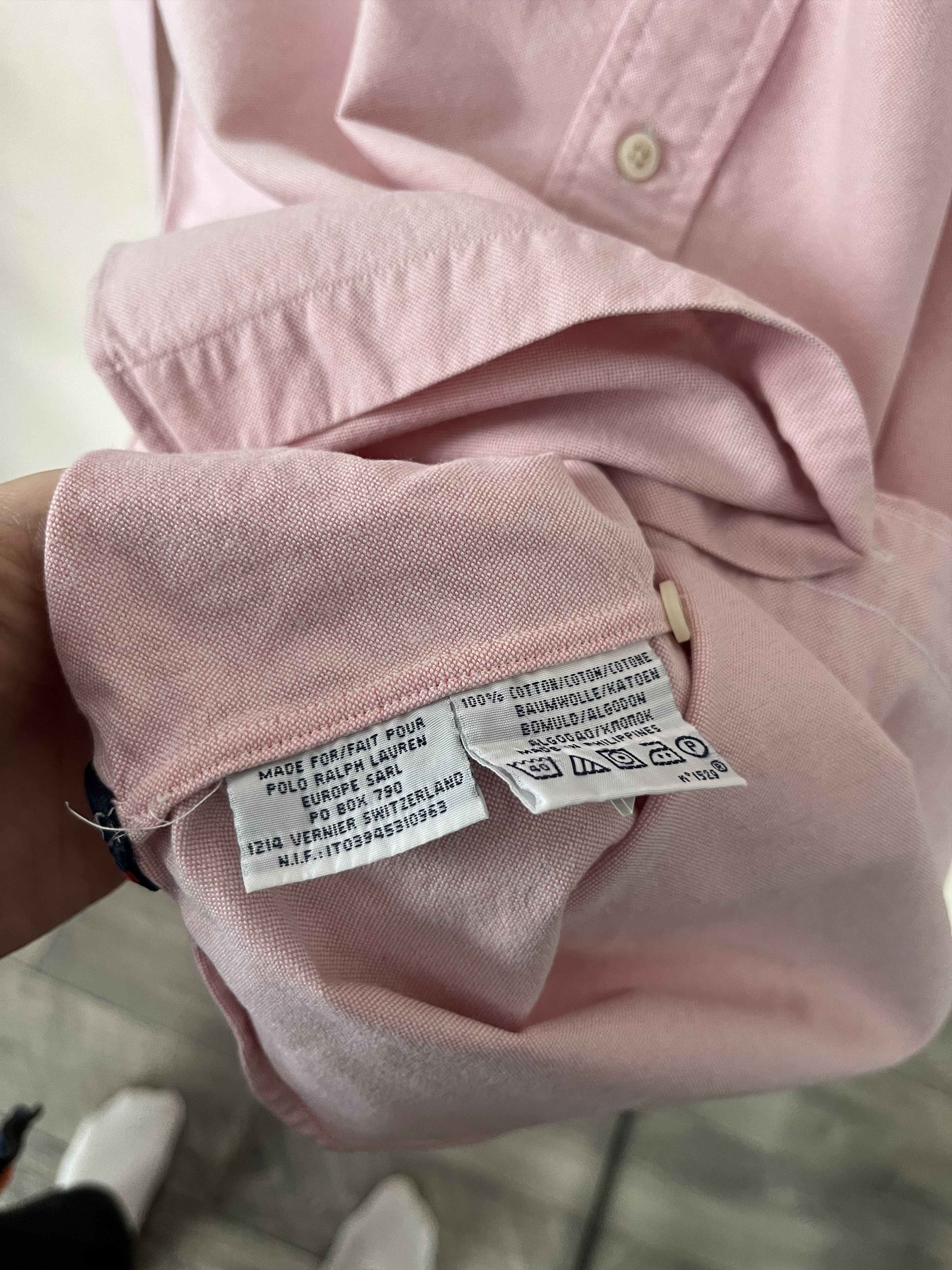 Polo Ralph Lauren Vintage Polo Ralph Lauren Solid Shirt Buttons Long Sleeve Size US XL / EU 56 / 4 - 4 Thumbnail