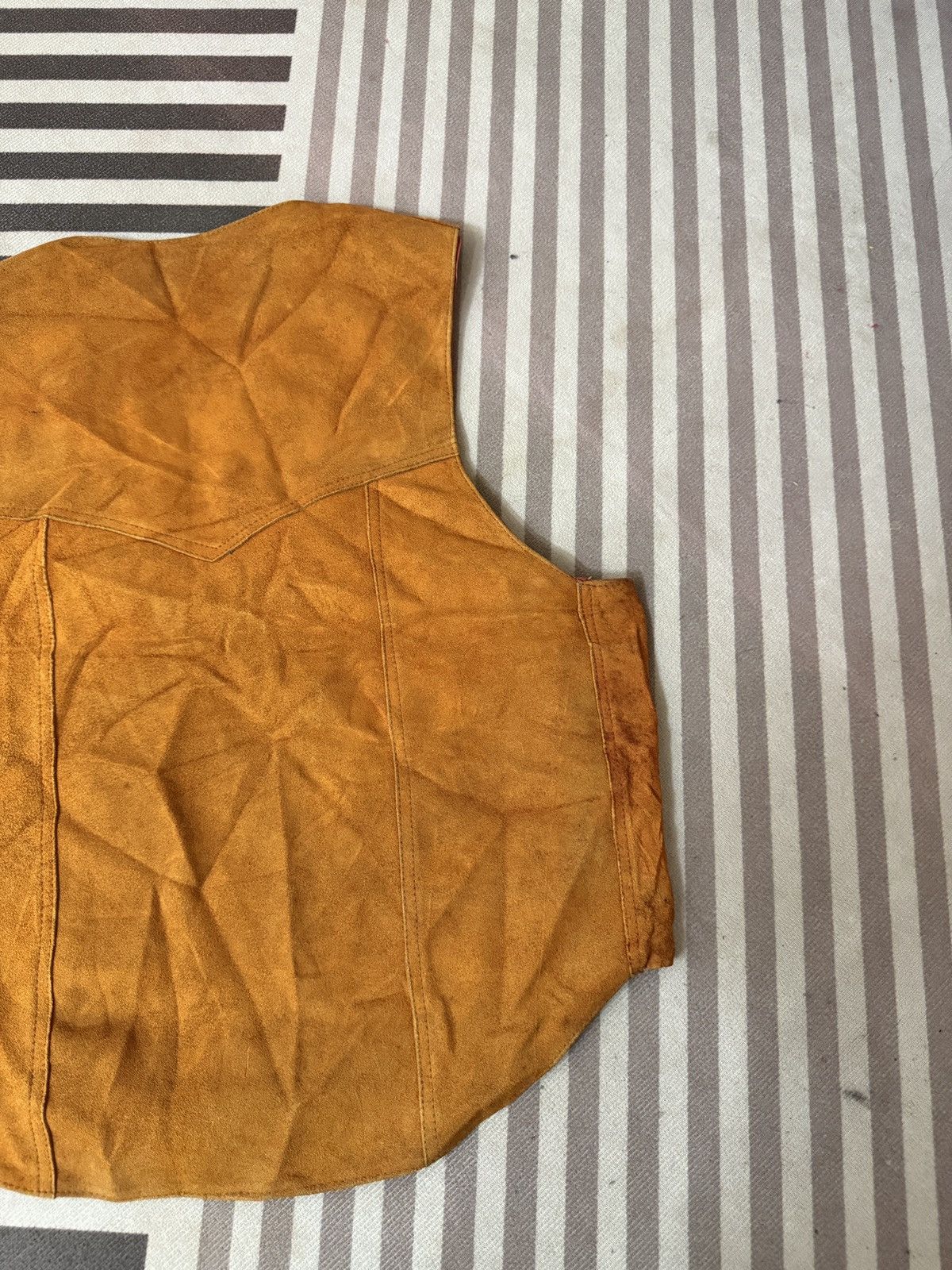 Genuine Leather 🔥🔥🔥ARCHIVE VTG STEER SUEDE LEATHER VEST Size US M / EU 48-50 / 2 - 13 Thumbnail