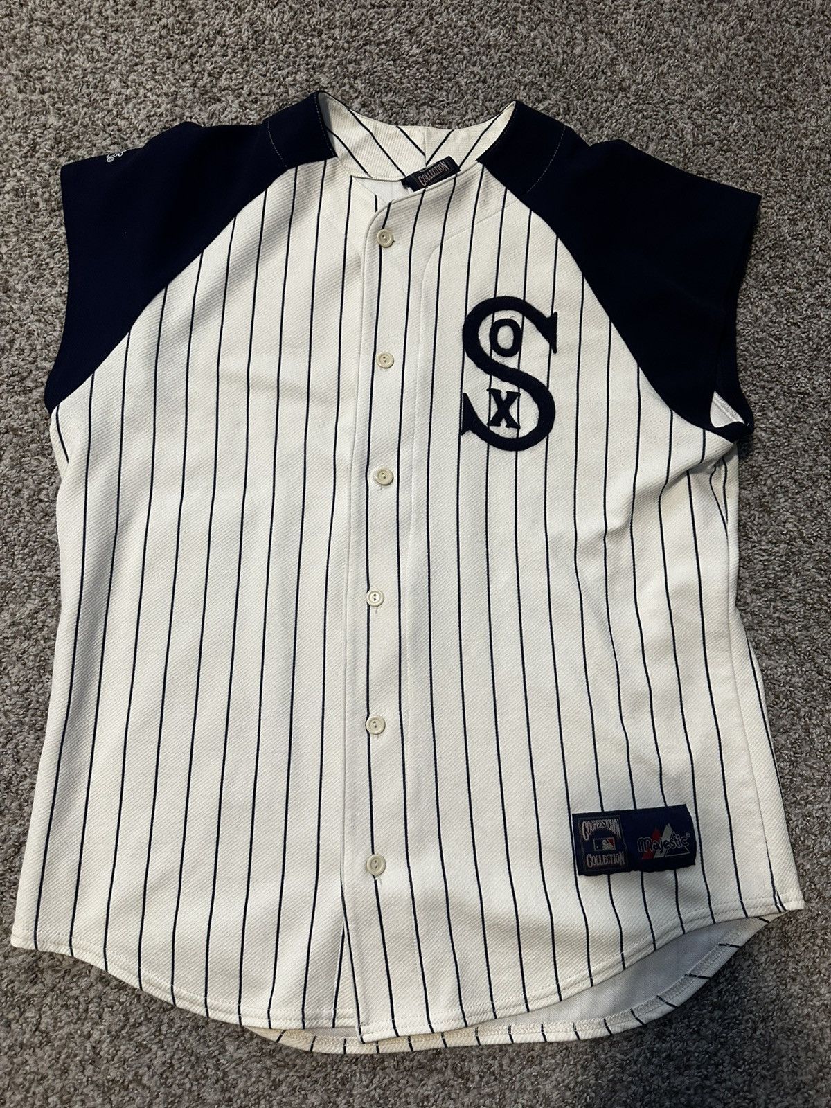 Majestic VTG Chicago WhiteSox Majestic Jersey SZ L Sleeveless Size US L / EU 52-54 / 3 - 1 Thumbnail