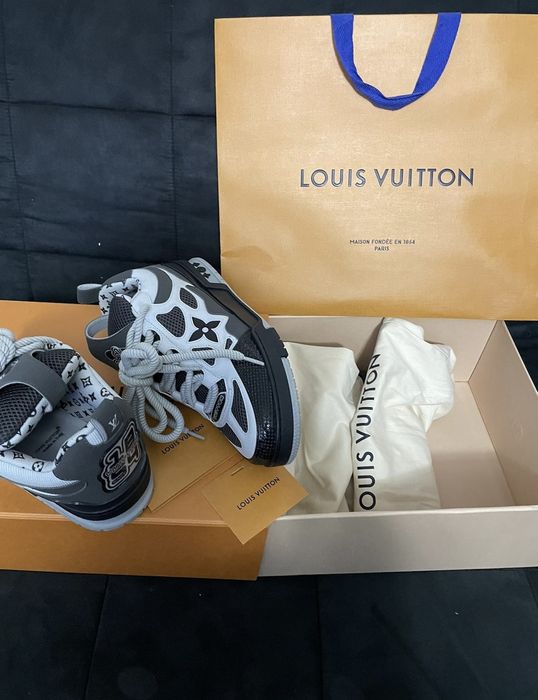 Louis Vuitton LV Skate Sneaker Grey. Size 02.0