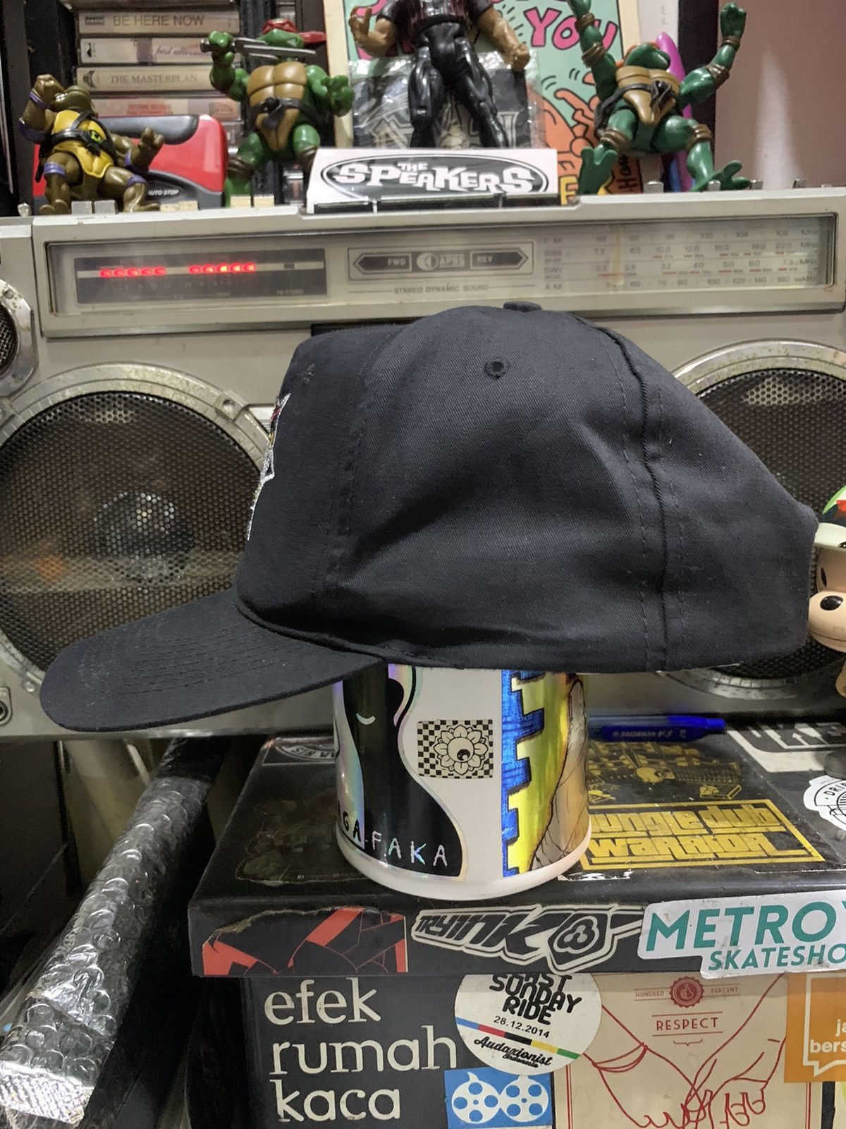 Rap Tees Vtg GANG STARR “Step In The Arena” embroidery Logo SnapBack Size ONE SIZE - 2 Thumbnail