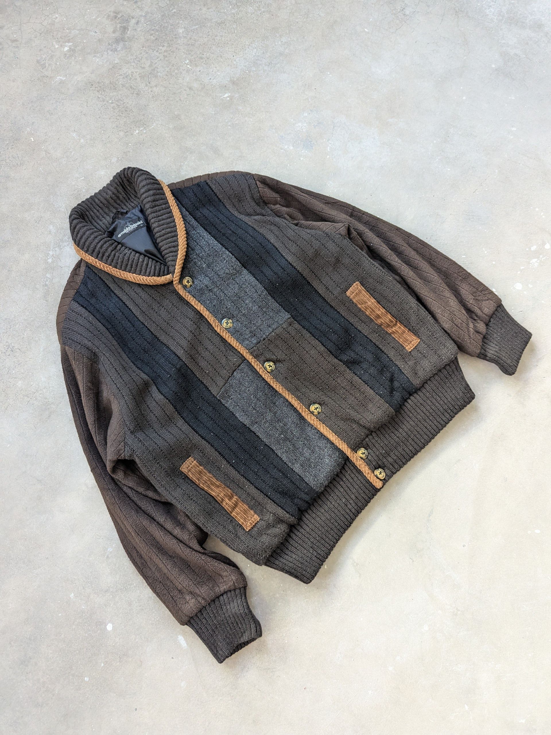 Vintage Vintage Wool Cardigan Jacket Corduroy Style Size US M / EU 48-50 / 2 - 3 Thumbnail