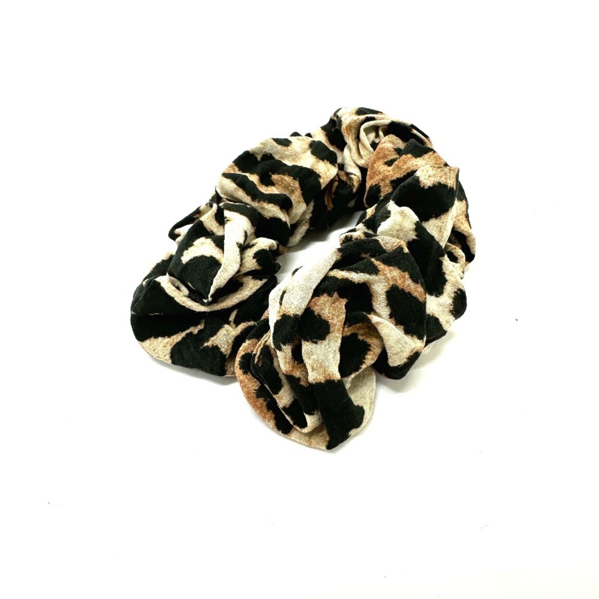 Dolce & Gabbana Dolce & Gabbana DOLCE&GABBANA Leopard Hair Tie Scrunchie Nylon Women's Brown Size ONE SIZE - 1 Thumbnail
