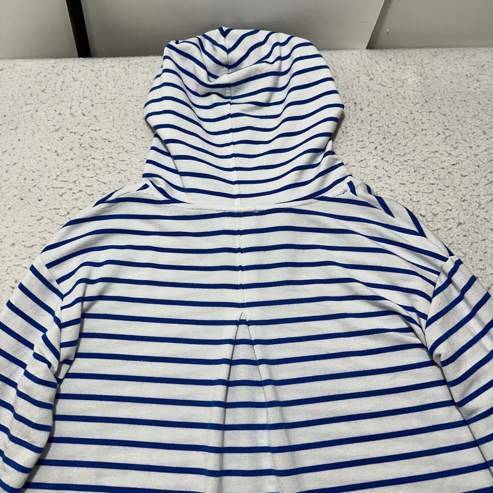 Other Jane and Delancey Small Blue White Striped Hoodie Sweatshirt Size S / US 4 / IT 40 - 11 Thumbnail