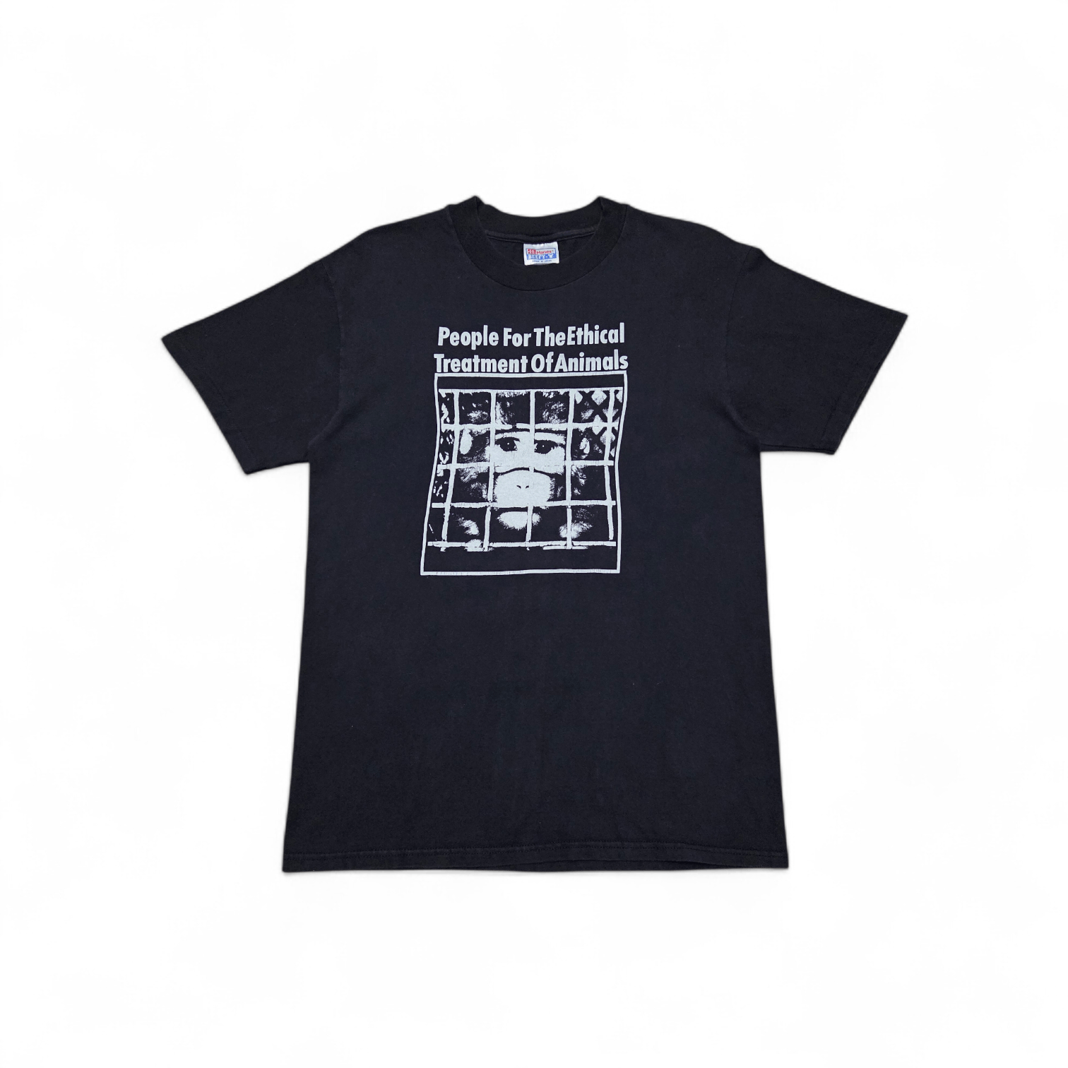 Vintage Vintage 90s PETA People For The Ethical Treatment Of Animals Size US M / EU 48-50 / 2 - 1 Thumbnail