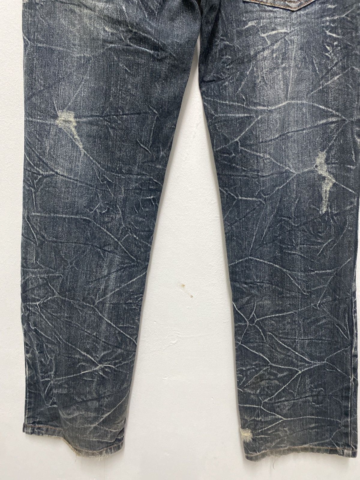 Japanese Brand Nylaus Clothing Vintage Distressed Denim Jeans W30 Size 30 Size US 30 / EU 46 - 6 Thumbnail