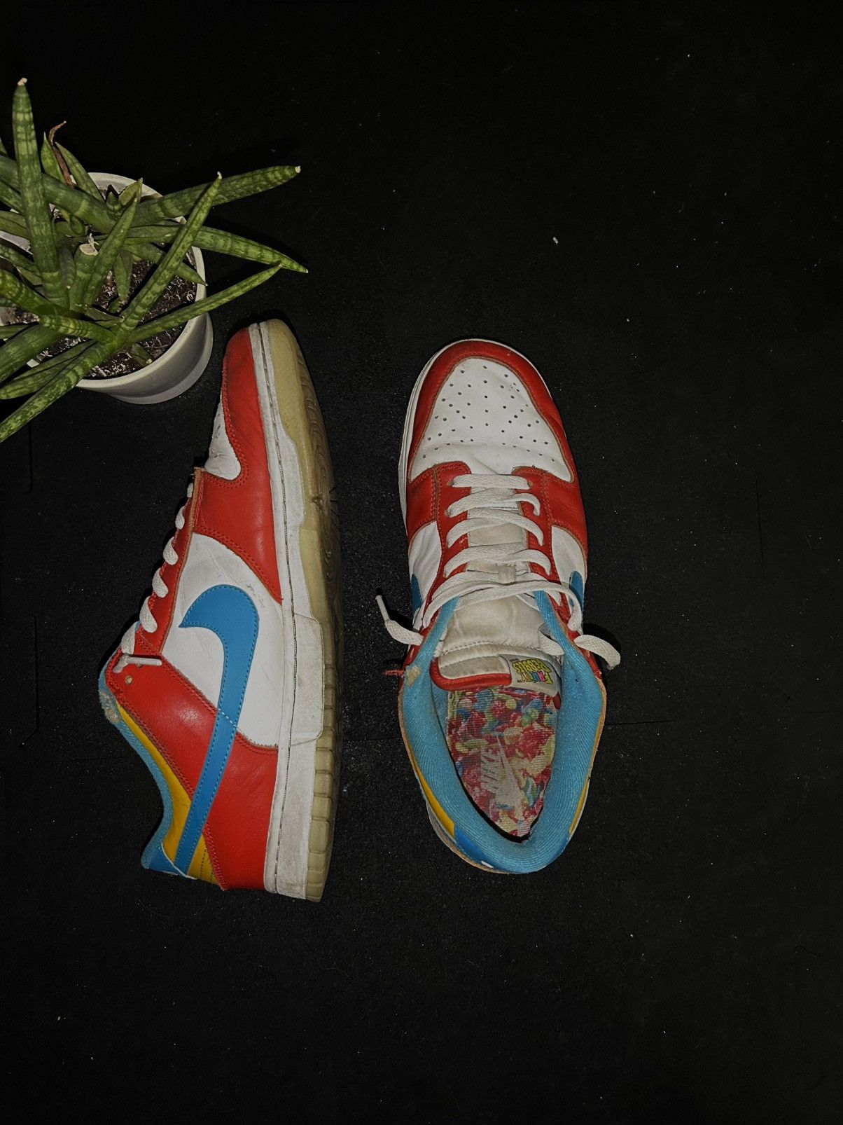 Nike Nike x LeBron James Dunk Low "Fruity Pebbles" Size US 11.5 / EU 44-45 - 3 Thumbnail