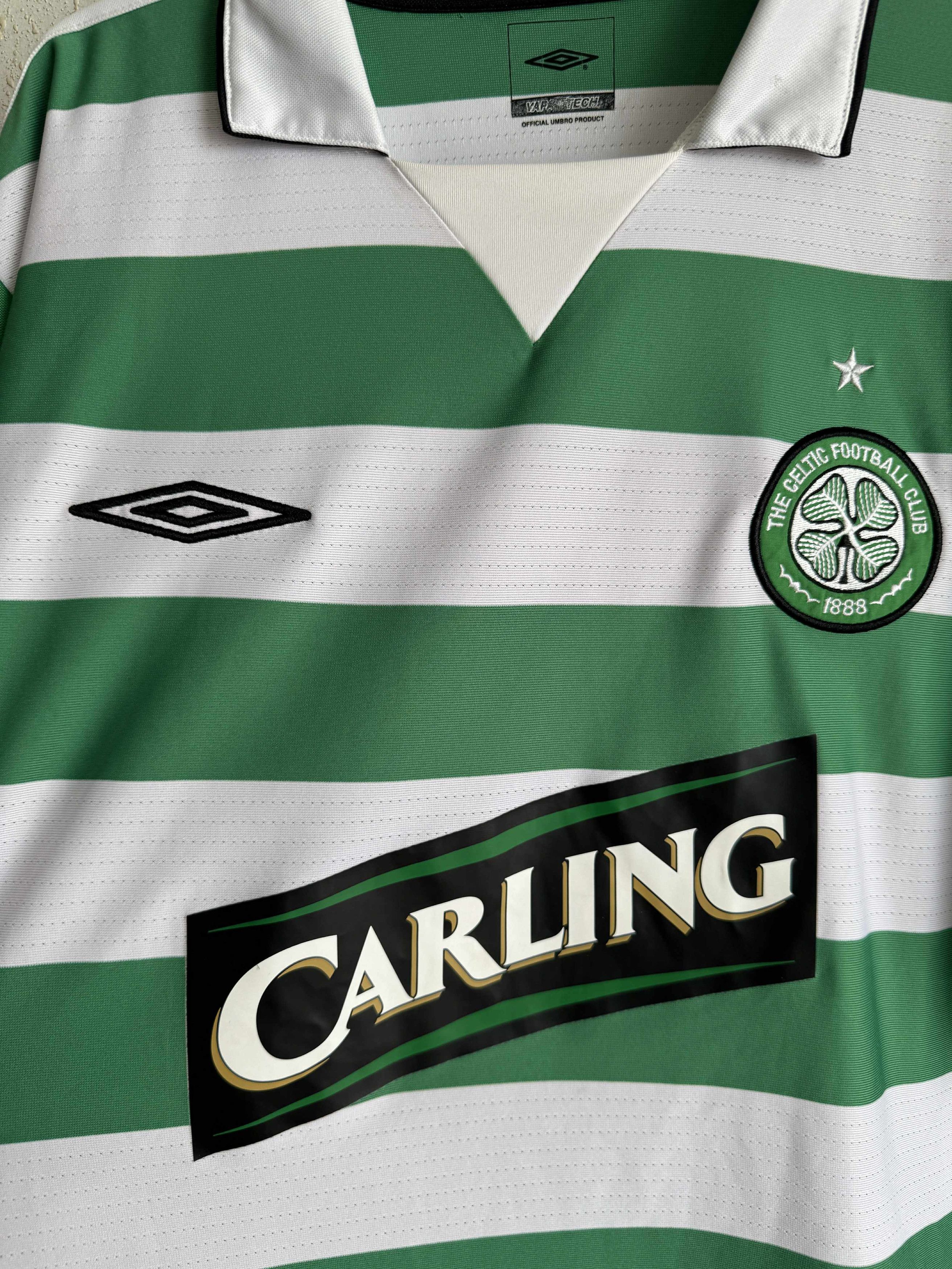 Umbro Celtic 2004/05 Home Shirt UMBRO Size US XL / EU 56 / 4 - 3 Thumbnail
