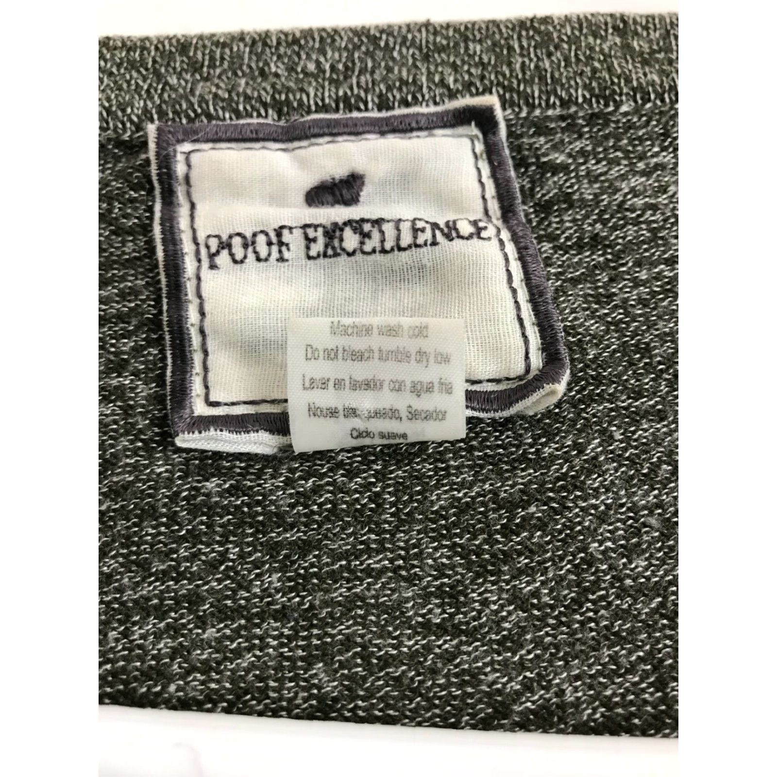Vintage Poof Excellence Cardigan Sweater Women's S Gray Brown Buttoned Ribbed Edge Size S / US 4 / IT 40 - 6 Thumbnail