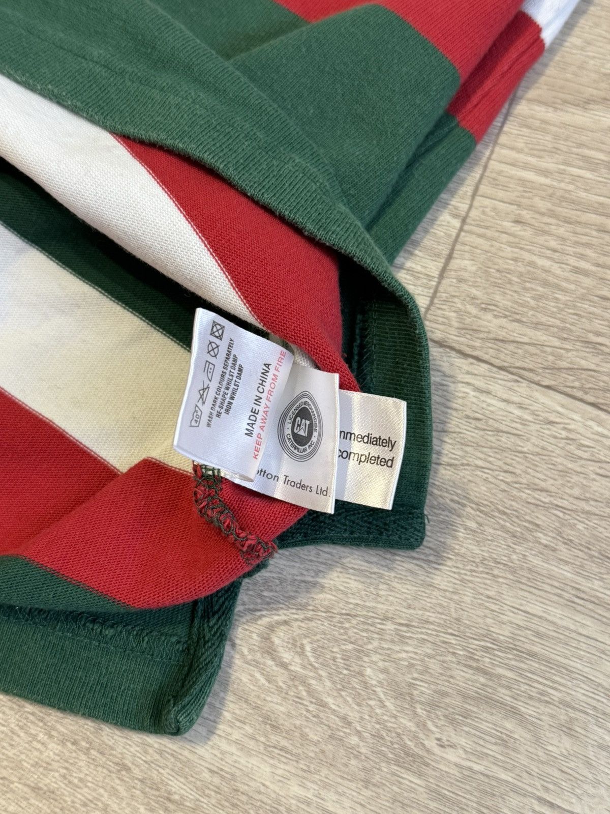 Vintage 🔷Vintage Leicester Tigers Cotton Traders Rugby Shirt🔷 Size US L / EU 52-54 / 3 - 7 Thumbnail