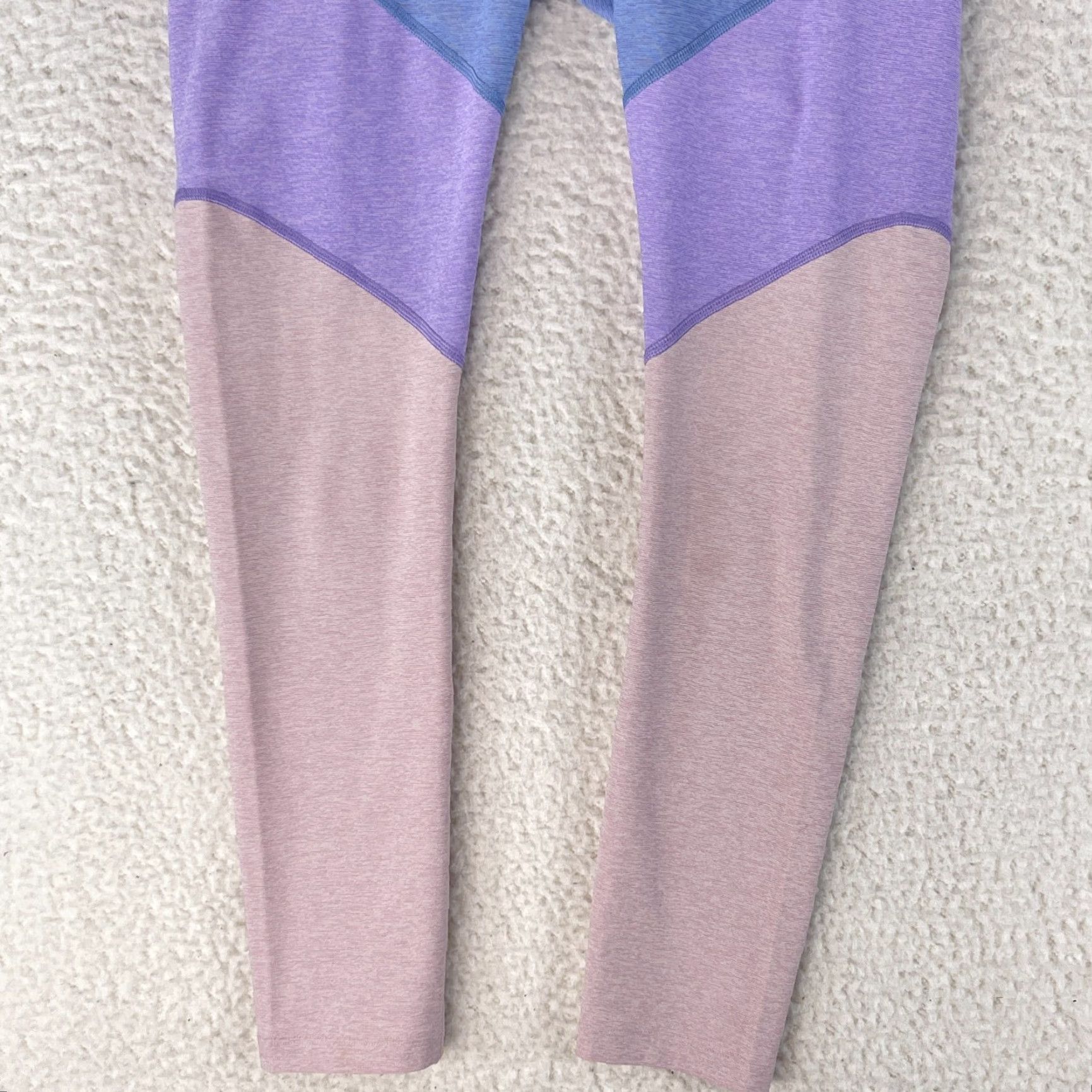 Outdoor Voices Outdoor Voices Leggings Womens 7/8 Springs Colorblock Athletic Activewear Size M Pink Colorblock Skinny Inseam 24.5 in Size 32" / US 10 / IT 46 - 3 Thumbnail
