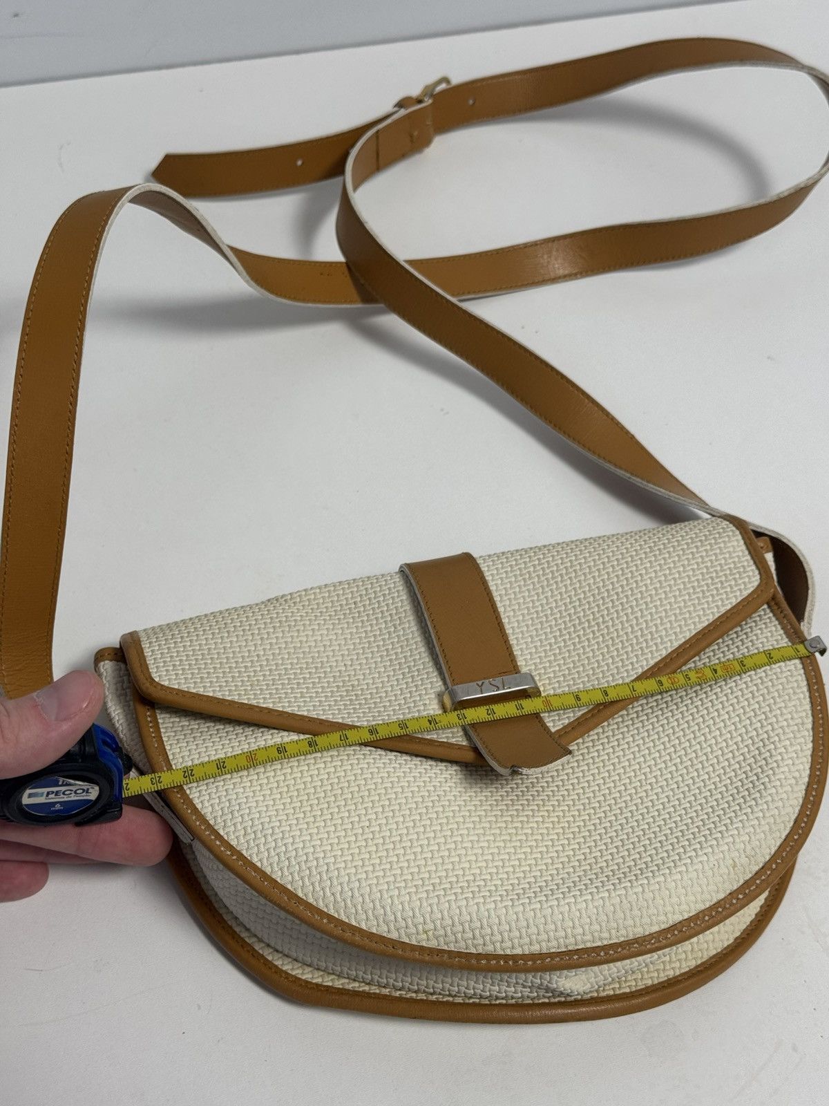 Yves Saint Laurent YVES SAINT LAURENT Shoulder Bag PVC x Leather Size ONE SIZE - 25 Thumbnail