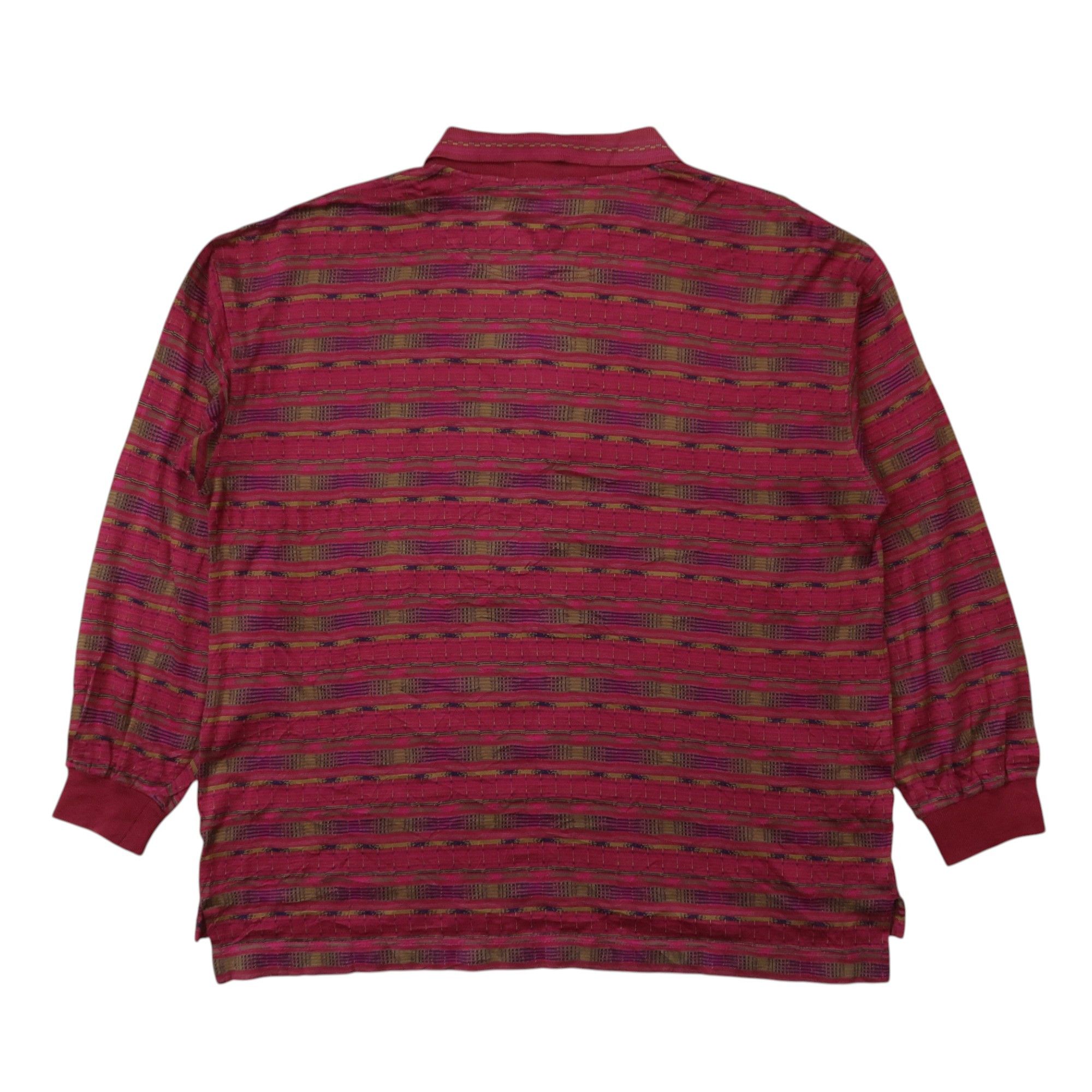Kenzo 90s Kenzo Golf Psychedelic Ethnic Patterned Polo Shirt Size US M / EU 48-50 / 2 - 2 Thumbnail
