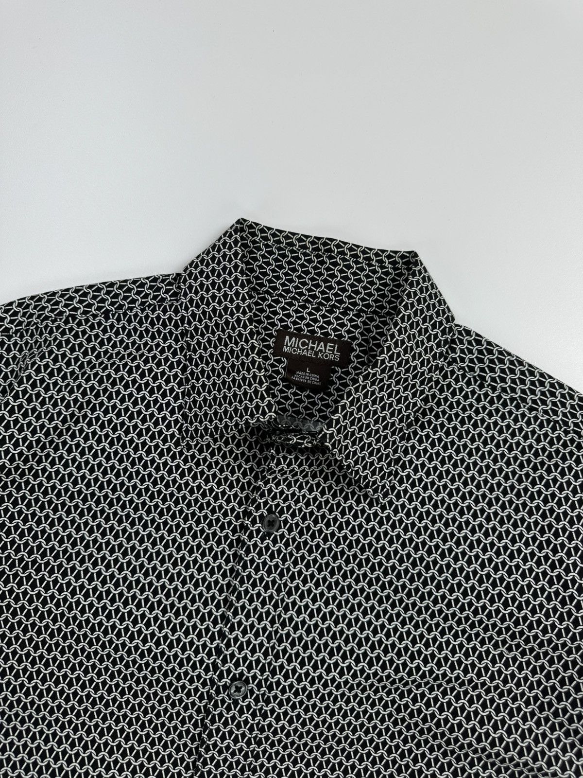 Michael Kors Michael Kors monogram print shirt long sleeve size L Size US L / EU 52-54 / 3 - 1 Thumbnail