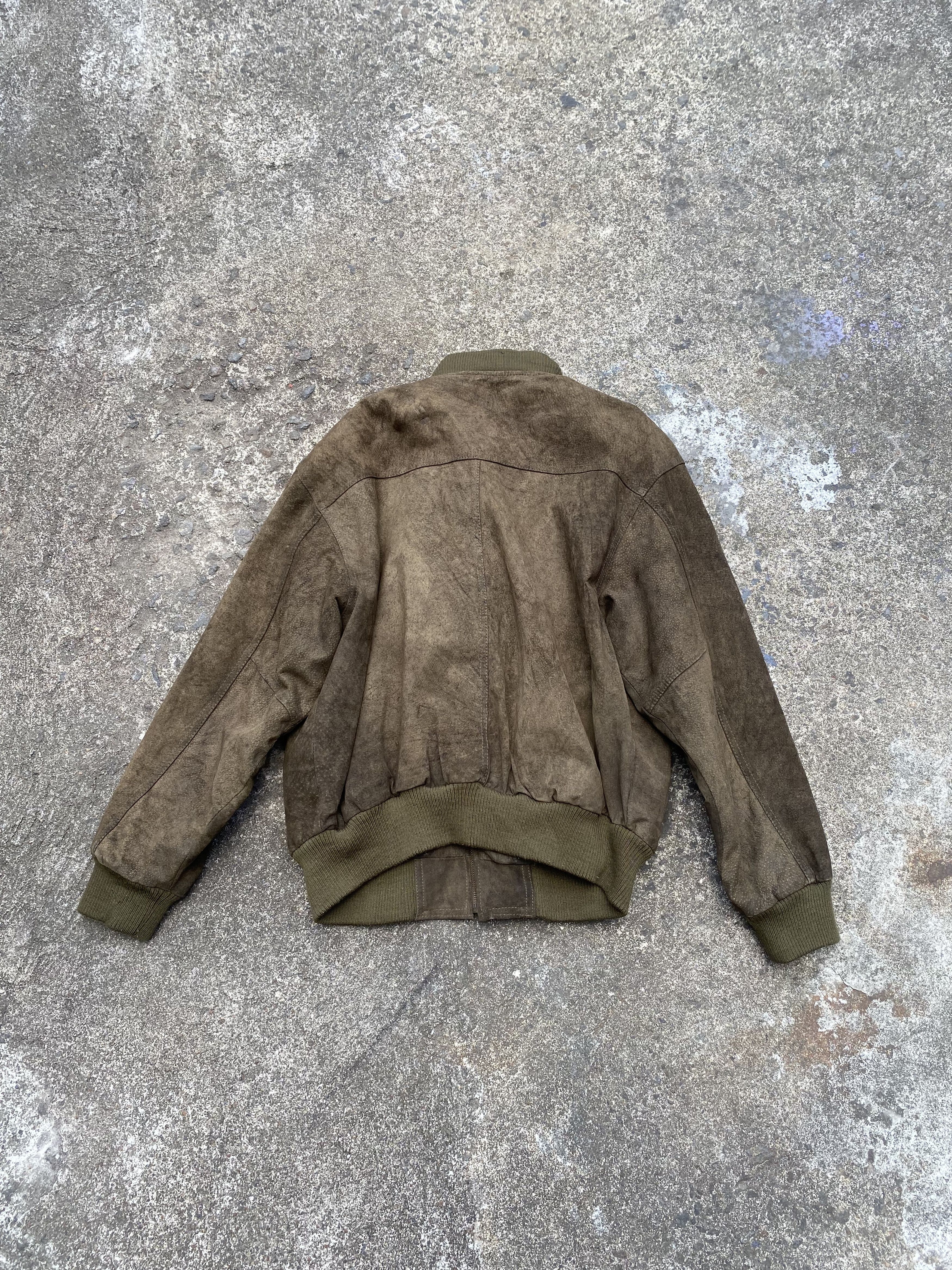 Designer × Vintage Vintage Korean Tailored Pigskin Suede Bomber Flight Jacket Size US M / EU 48-50 / 2 - 4 Thumbnail