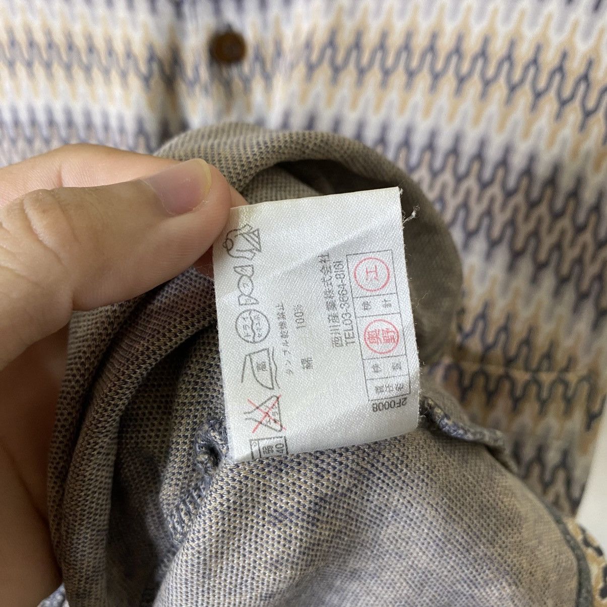 Balmain Balmain Paris Single Pocket Nice Patterned LS T Shirt Size US XL / EU 56 / 4 - 5 Thumbnail