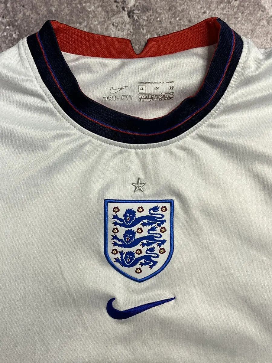 Nike Nike England Soccer Jersey Swoosh Logo T-Shirt Size US XL / EU 56 / 4 - 2 Thumbnail