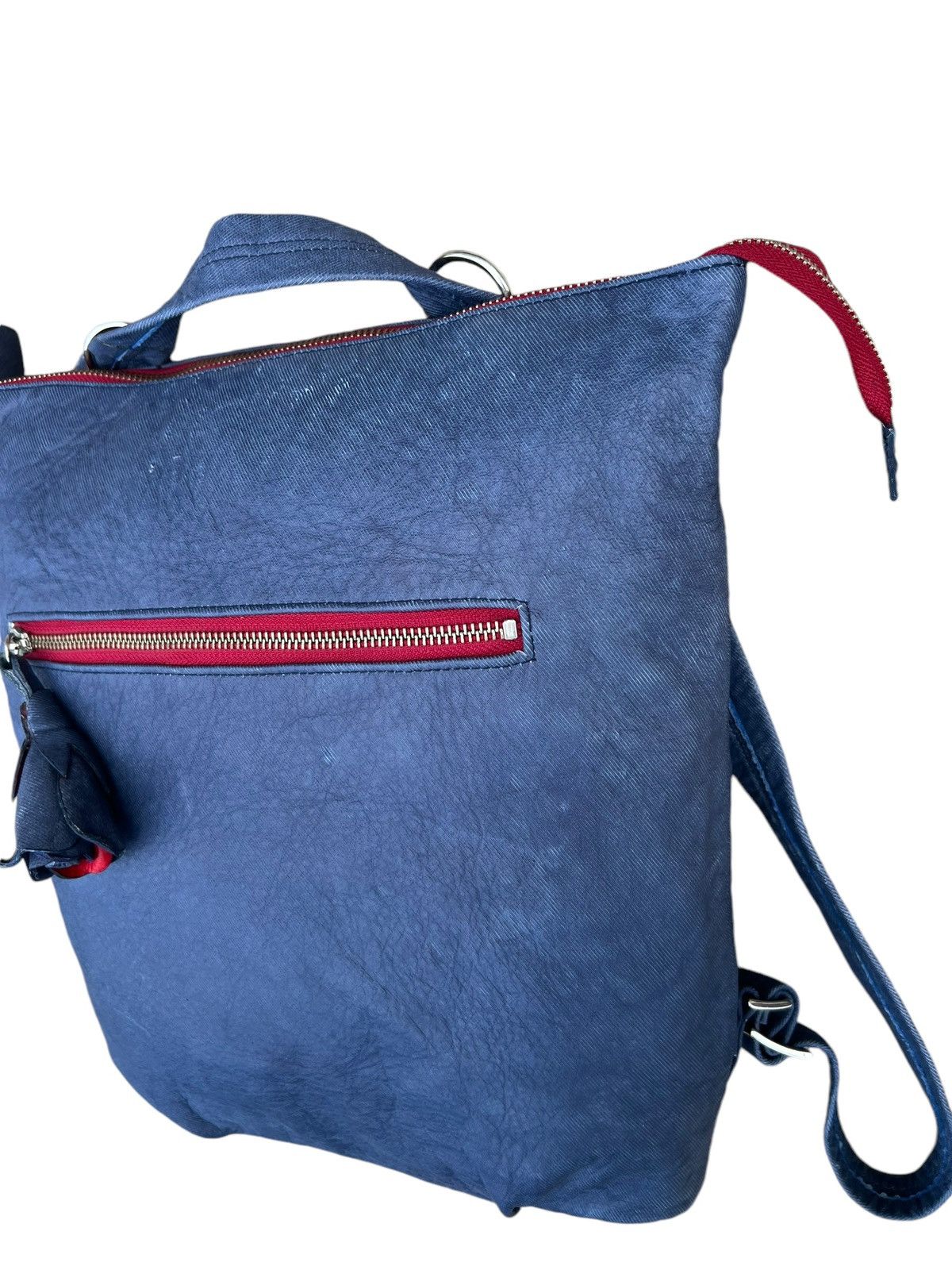 Leather Vintage Brongel Japan Patina Napa Leather 2 Way Backpack Bag Size ONE SIZE - 7 Thumbnail