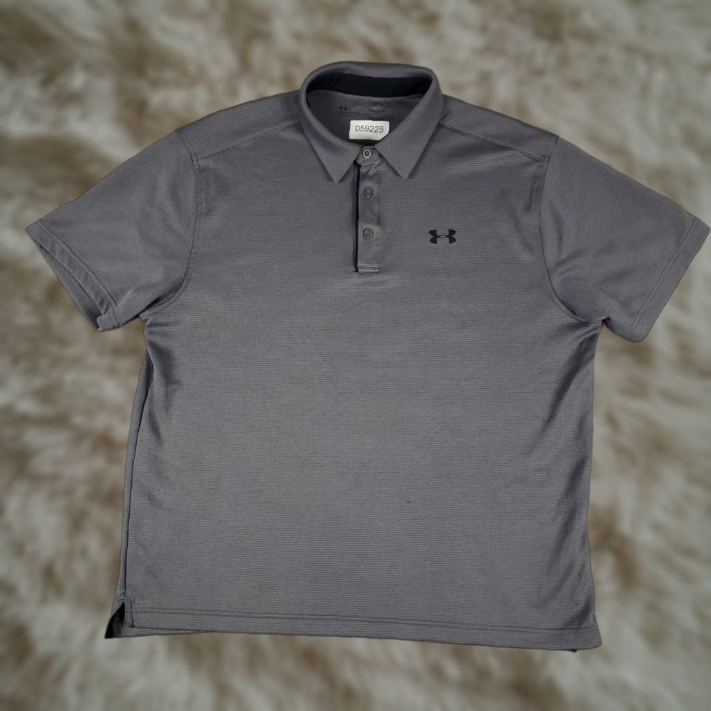 Under Armour Under Armour Polo Shirt Mens L Gray Golf Casual Short Sleeve Polo Shirt Mens L Gray Golf Casual Short Sleeve Size US L / EU 52-54 / 3 - 1 Thumbnail