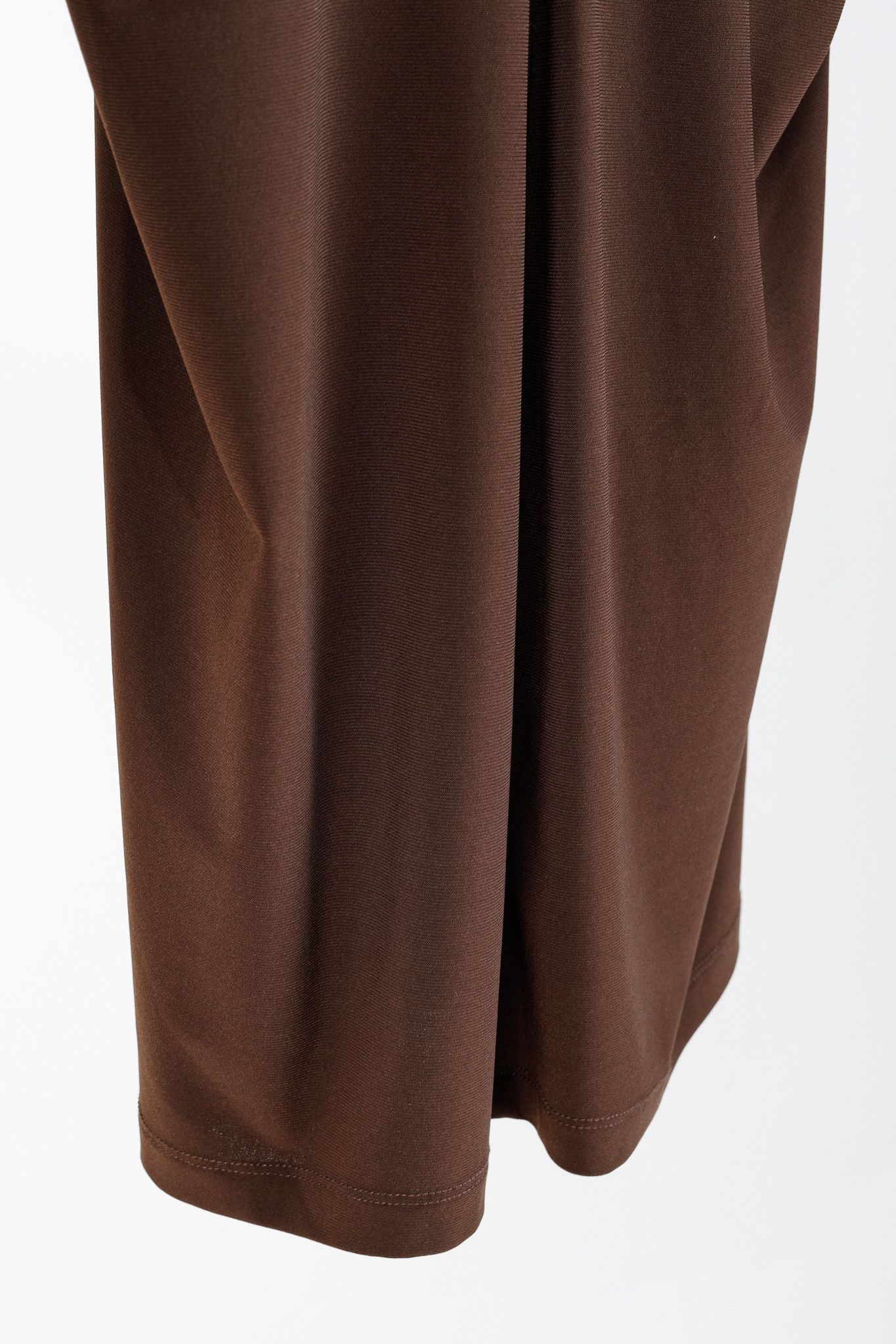 Tibi Tibi Brown Drapey Jersey Tunic Top Size M / US 6-8 / IT 42-44 - 7 Thumbnail