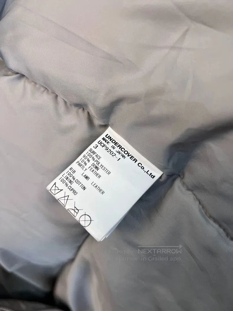 Undercover Undercover Takahashi leather shield with spliced sleeves do Size US L / EU 52-54 / 3 - 7 Thumbnail
