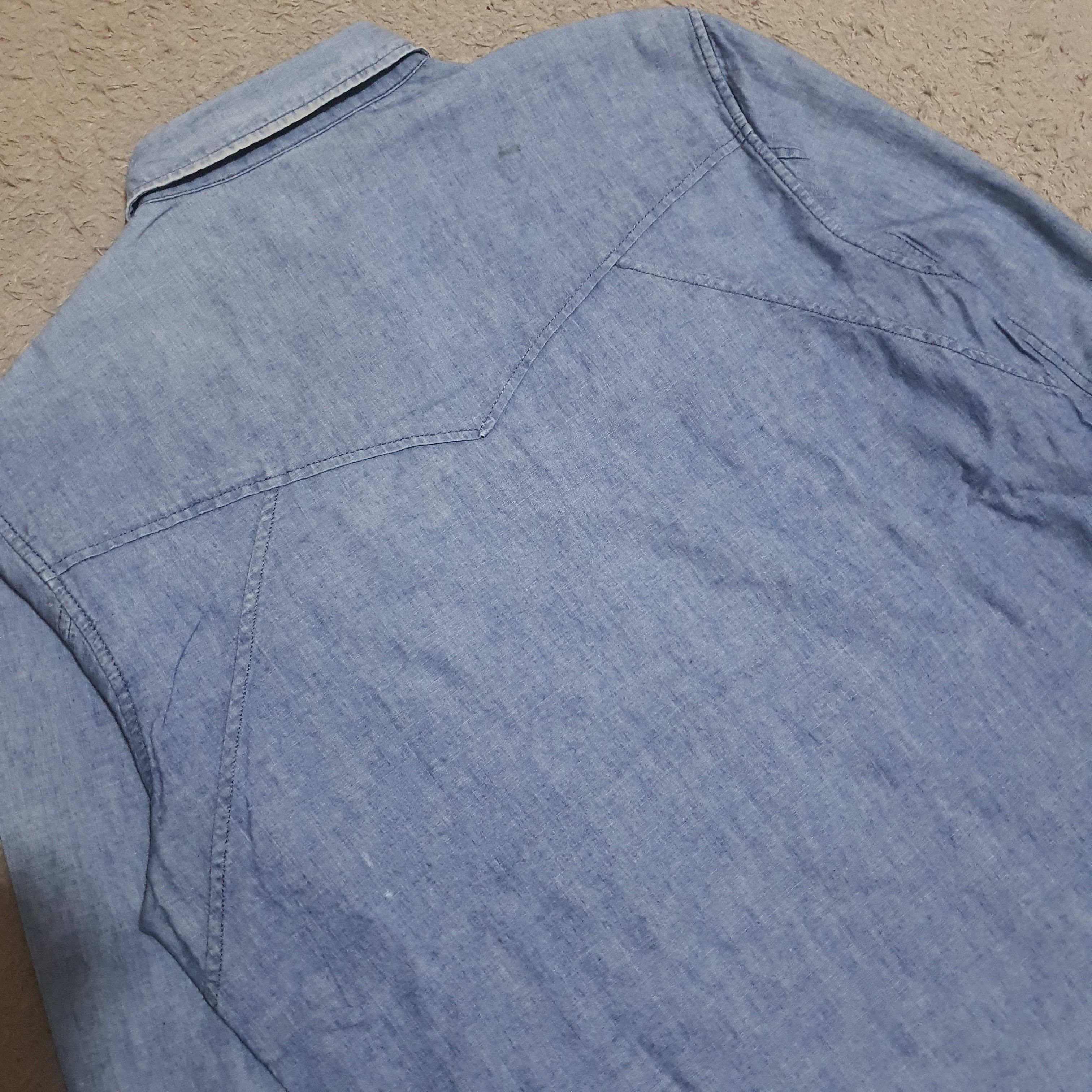Undercover Undercoverism aw11 logo embroidered western chambray shirt Size US M / EU 48-50 / 2 - 3 Thumbnail