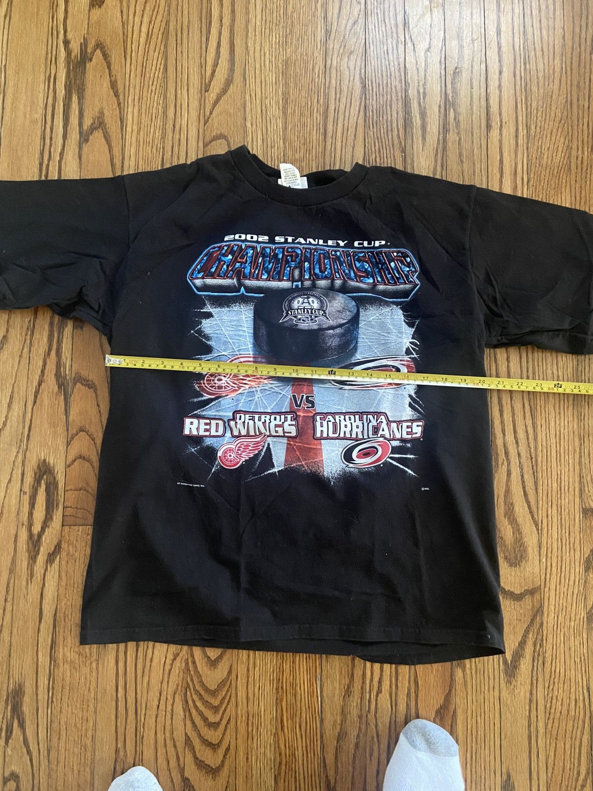 NHL Vintage detroit red wings t shirt Size US L / EU 52-54 / 3 - 5 Thumbnail