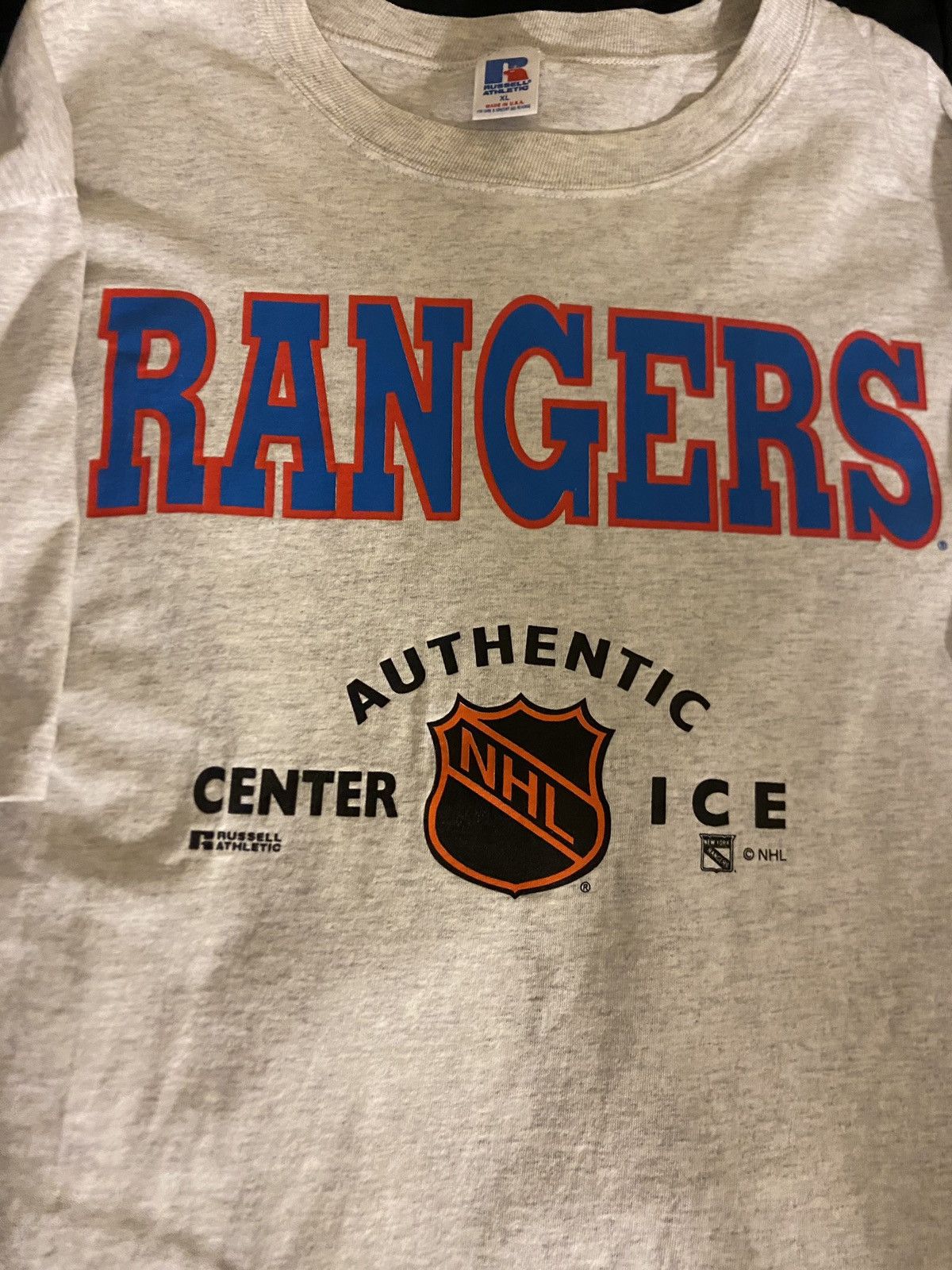 NHL × Vintage Vintage 90s NHL New York rangers shirt size XL Size US XL / EU 56 / 4 - 2 Thumbnail