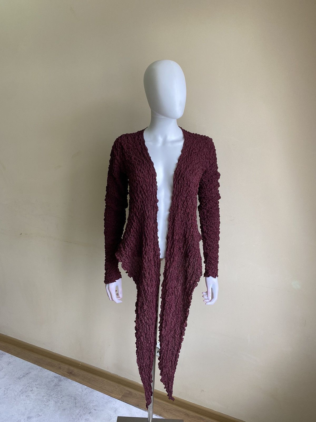 Other Grizas Womens Long Sleeve Wrinkled Designer Cardigan Size XS Size XS / US 0-2 / IT 36-38 - 2 Thumbnail