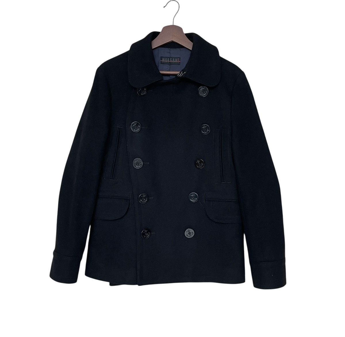 Japanese Brand × Morgan Homme × Vintage Vintage Japanese Brand Morgan Wool Jacket 1990s Size US M / EU 48-50 / 2 - 1 Thumbnail