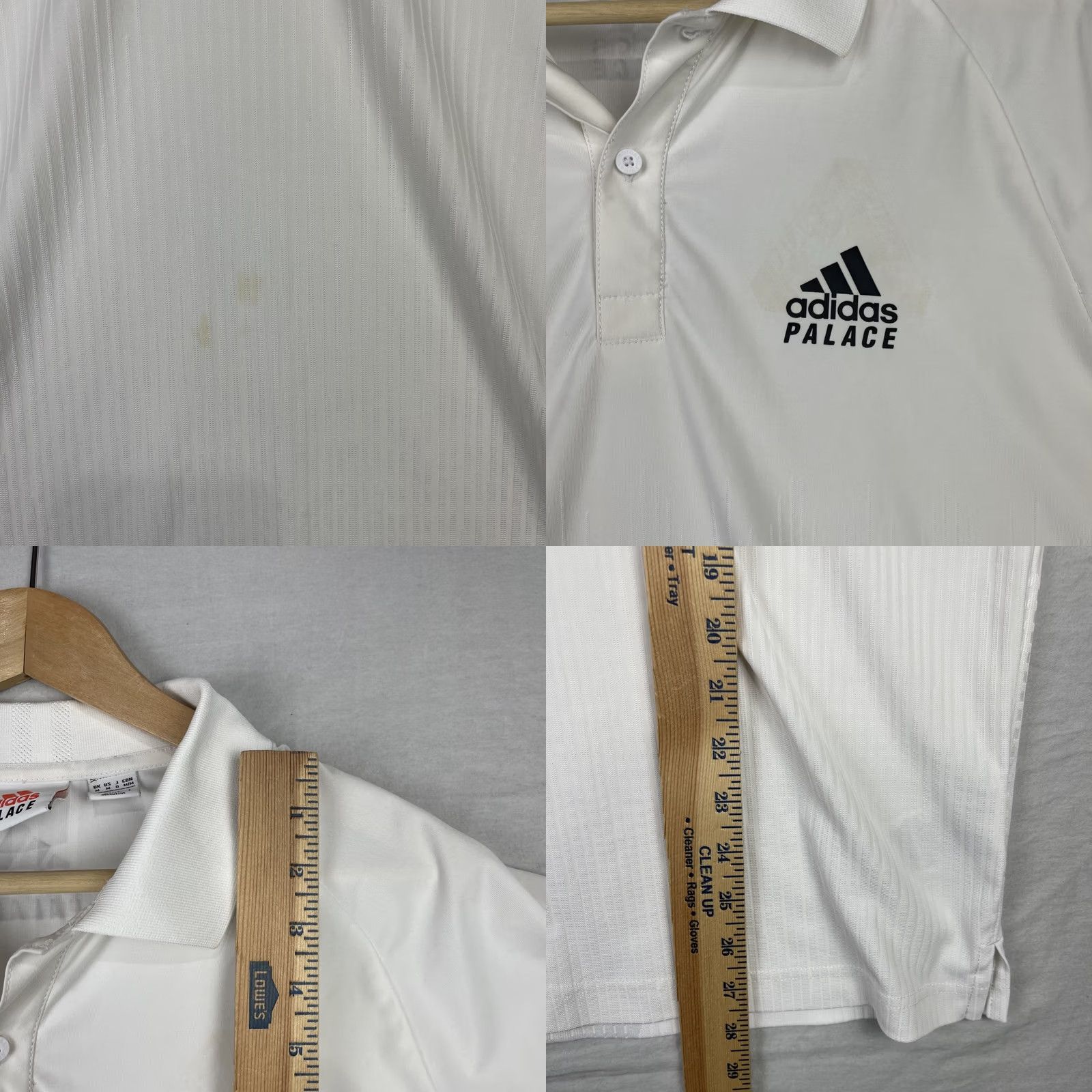 Adidas Palace Adidas Polo Shirt Mens M White Striped Collared Button Up Polo Shirt Adidas Originals Shirt Mens M White Striped Beach City Outdoor Preppy Size US M / EU 48-50 / 2 - 8 Thumbnail