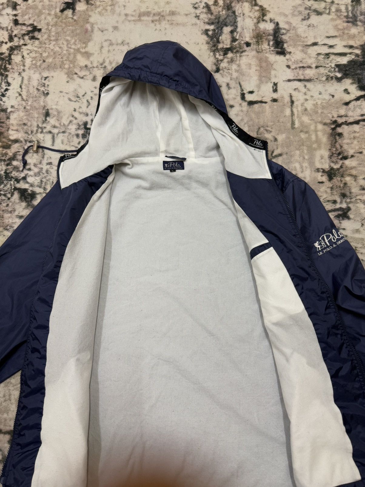 Japanese Brand Polo Le Polo A Deauville Double Breaster Windbreaker Jacket Size US L / EU 52-54 / 3 - 8 Thumbnail