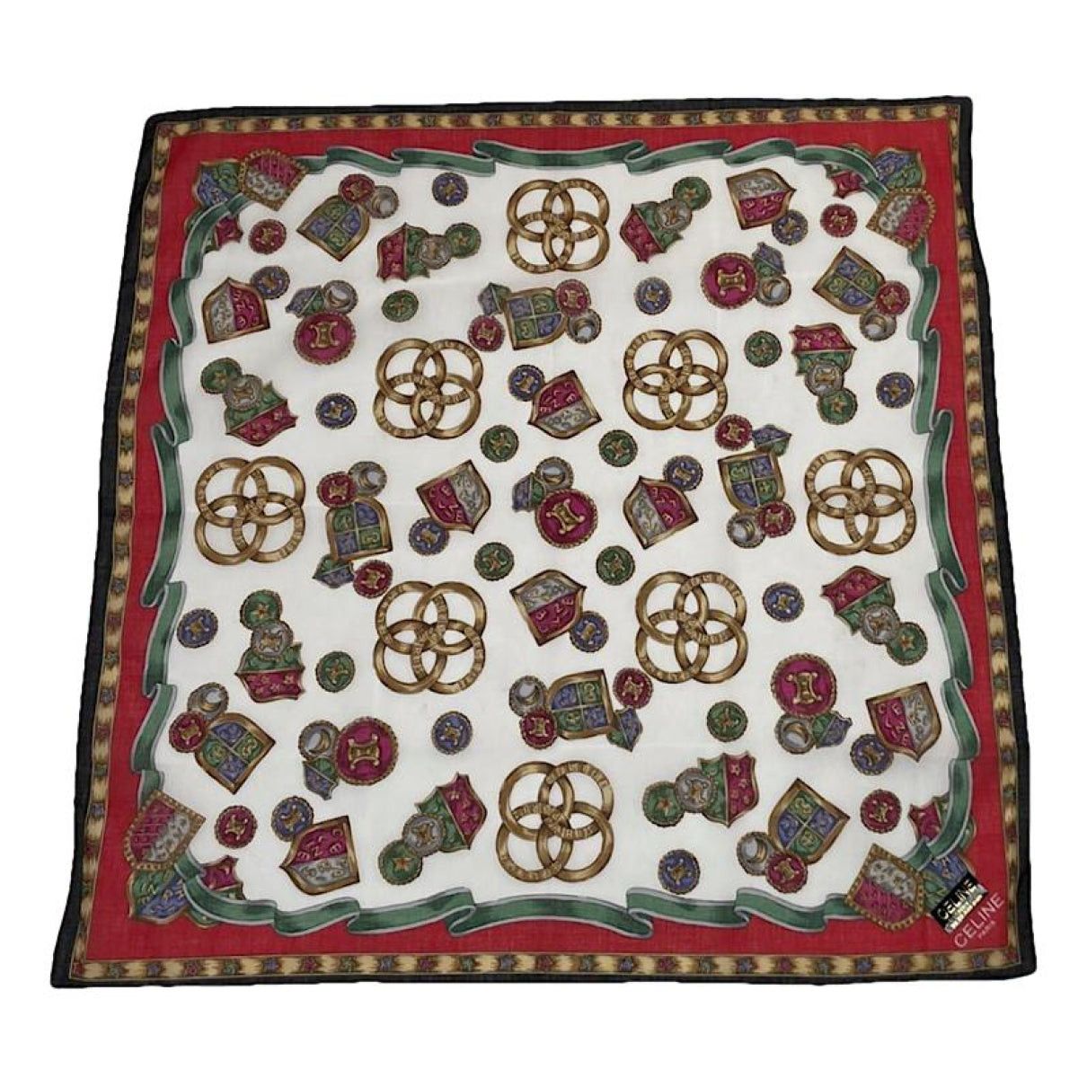 Red Silk Silk Handkerchief