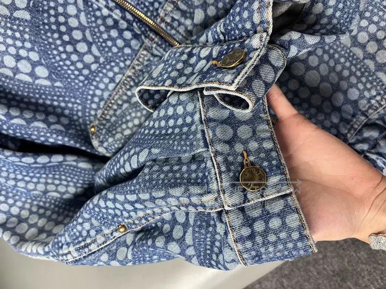 Louis Vuitton Louis Vuitton Yayoi Kusama Denim Jacket Size US L / EU 52-54 / 3 - 9 Thumbnail