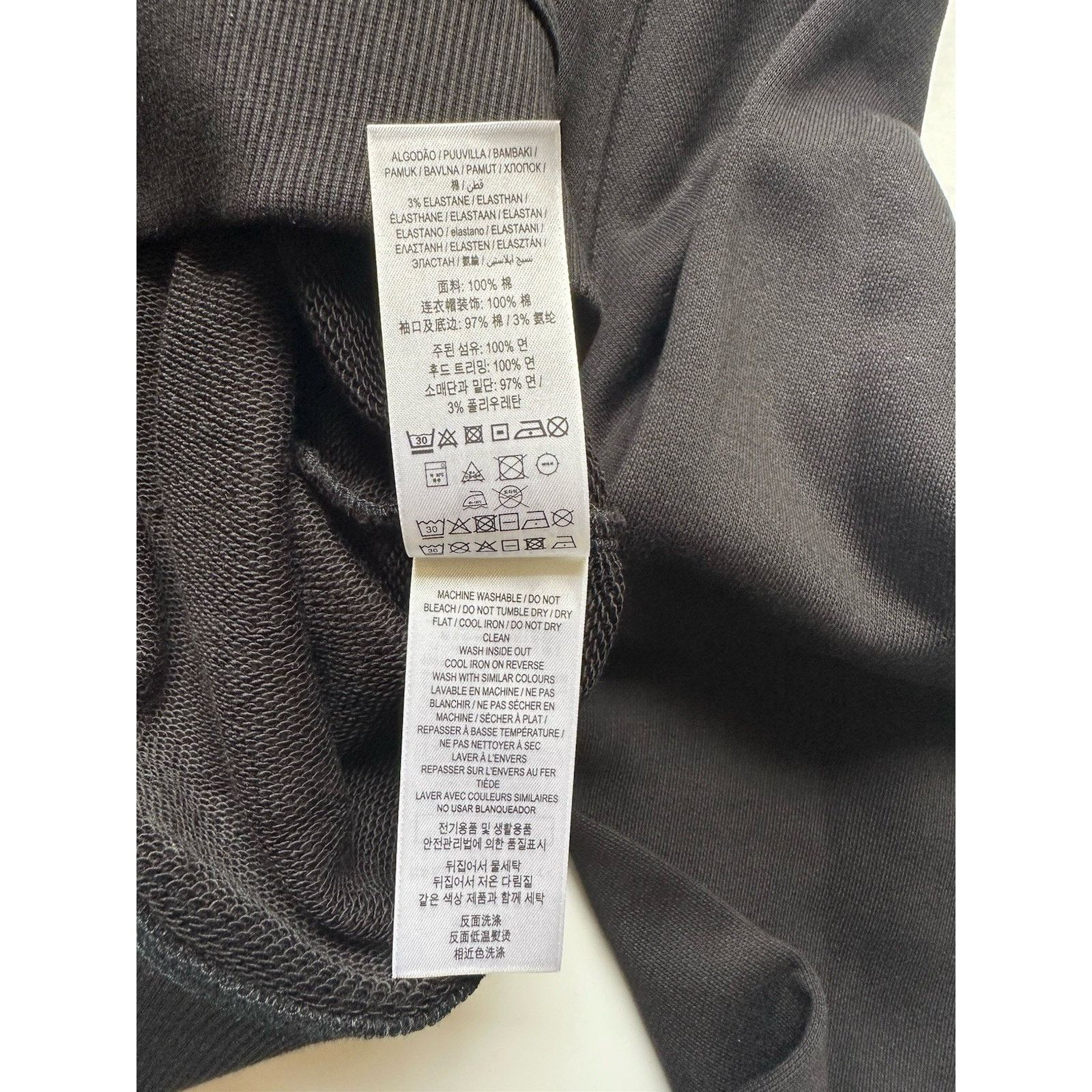 Burberry Burberry Talley Checked Sweatshirt Hoodie Black M 8084391 Size M / US 6-8 / IT 42-44 - 15 Thumbnail