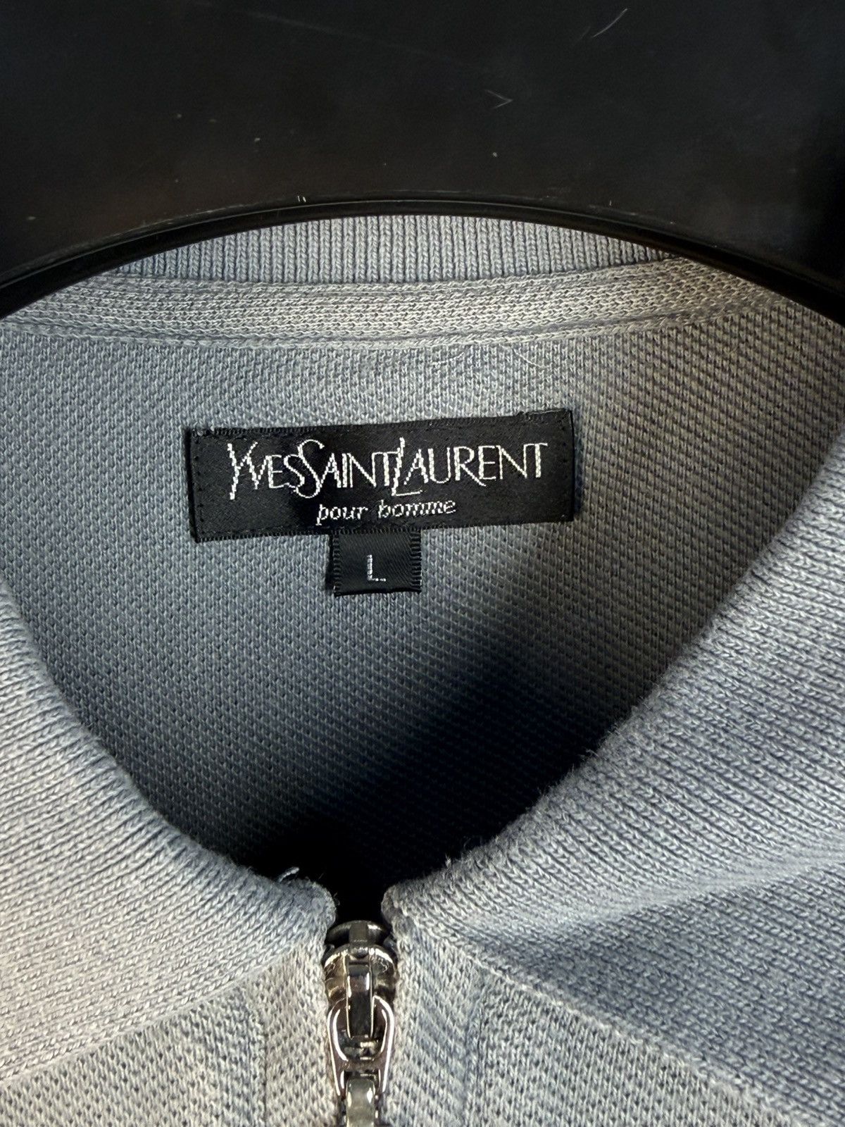 Yves Saint Laurent 90s YSL Polo Super Soft Button Up T-Shirt Vintage Shirt y2k Size US L / EU 52-54 / 3 - 5 Thumbnail