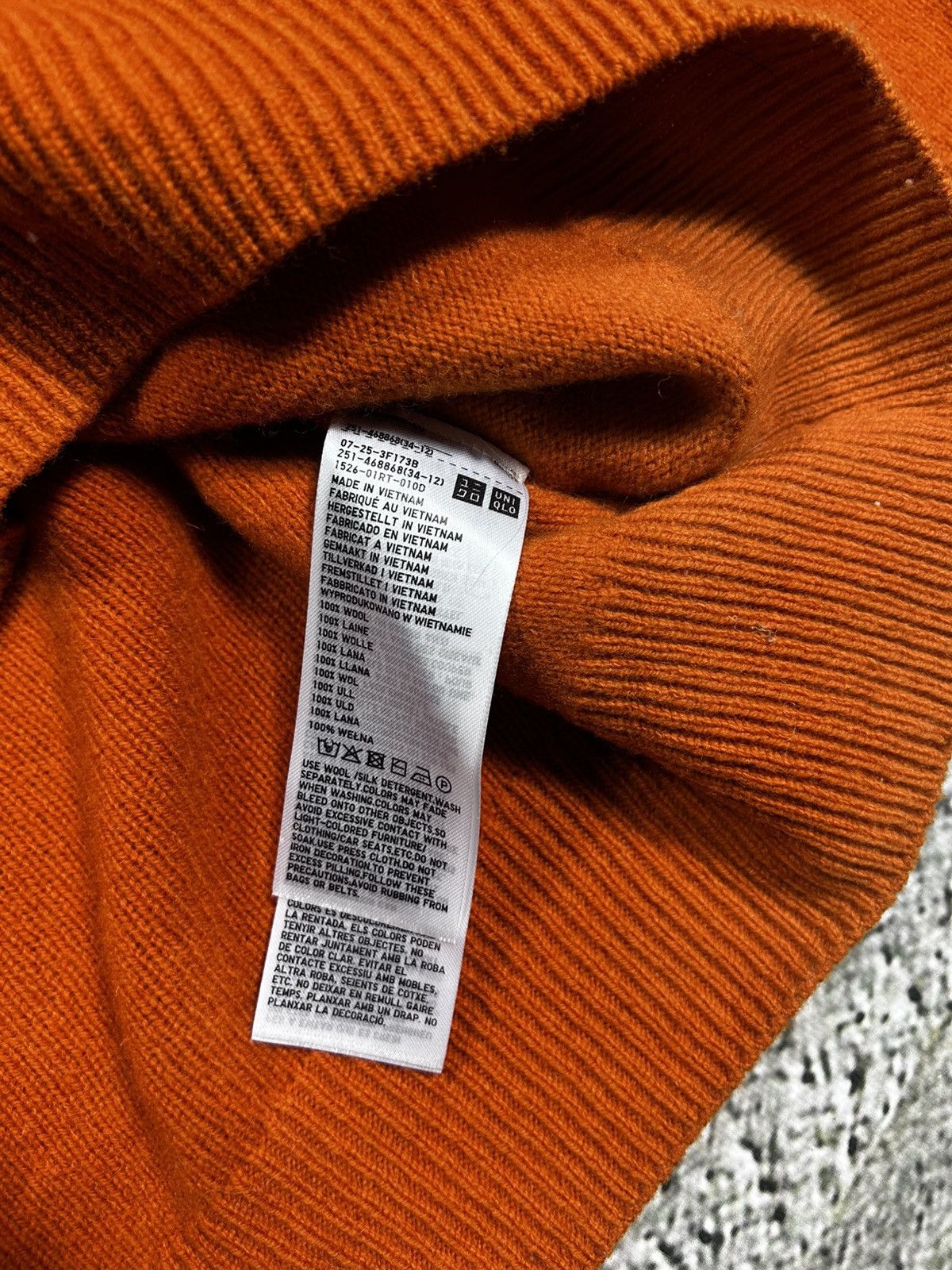 Anya Hindmarch × Uniqlo Anya Hindmarch Uniqlo Sweater Orange Size XL / US 12-14 / IT 48-50 - 4 Thumbnail