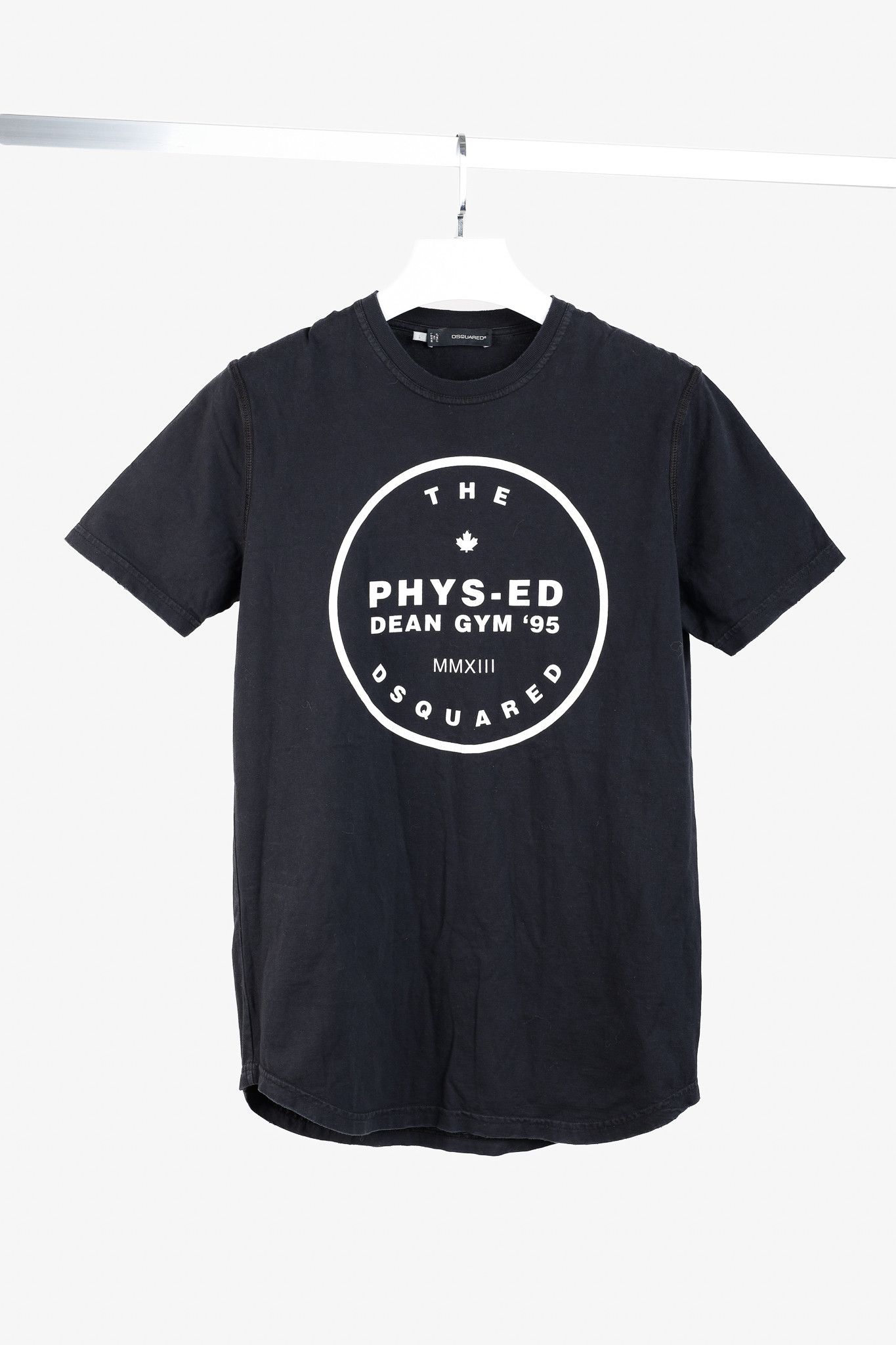 Dsquared2 Dsquared2 2013 Phys-Ed Dean Gym '95 Black Cotton Tee Size L / US 10 / IT 46 - 1 Thumbnail